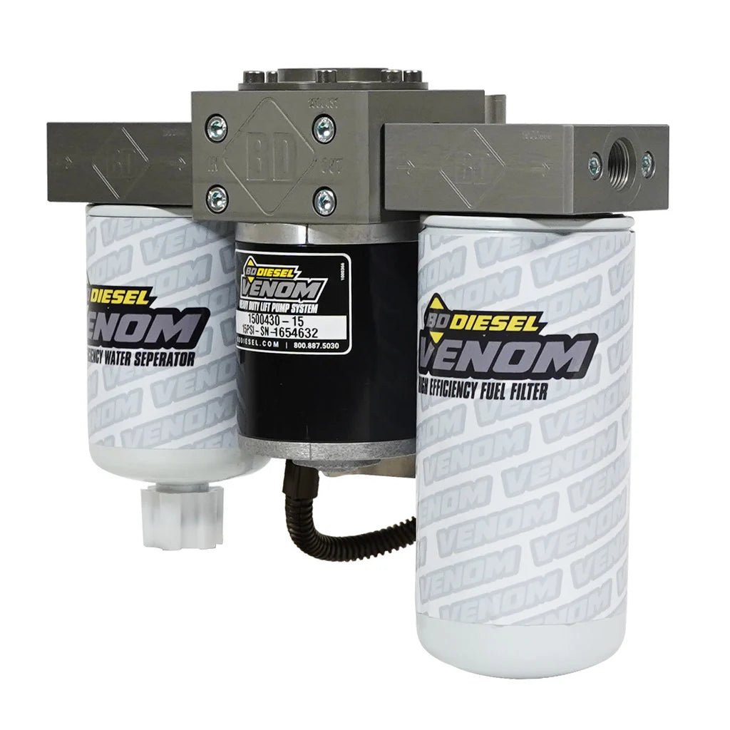 BD Diesel 1050334 Venom Lift Pump With Filter & Water Separator (2013 - 2022 Cummins) - Southern Diesel Supply