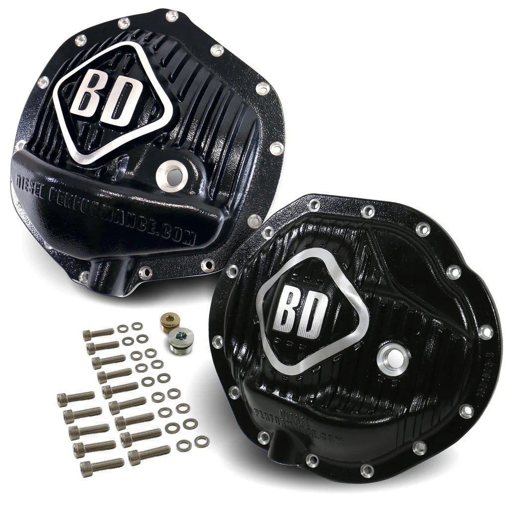 BD Diesel 1061827 Front & Rear Differential Cover Pack (2003 - 2013/2012 Cummins) - Southern Diesel Supply