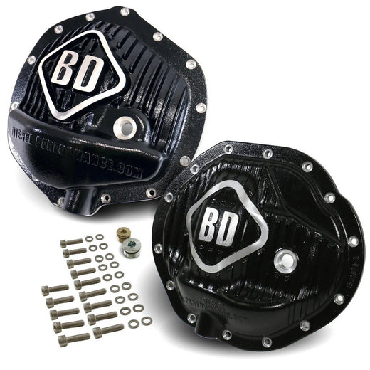 BD Diesel 1061827 Front & Rear Differential Cover Pack (2003-2013/2012 Cummins)