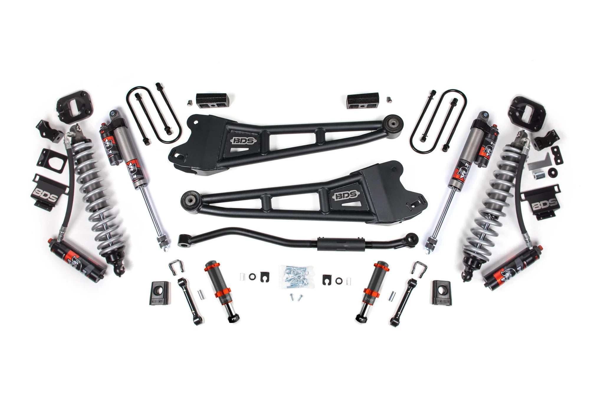 BDS Suspension 3 Inch Lift Kit FOX 2.5 Coil-Over Conversion (2013-2018 3500 6.7L Cummins 4WD) - Southern Diesel Supply