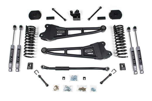 BDS Suspension 3 Inch Lift Kit w/ Radius Arm (2014-2018 and 2025) Ram 2500 6.7L Cummins 4WD