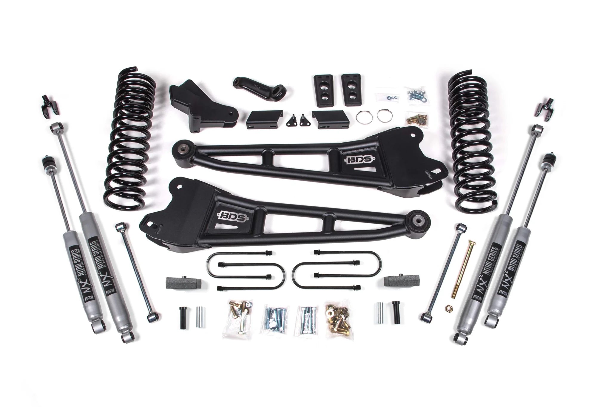 BDS Suspension 4 Inch Lift Kit (2013-2018 3500 6.7L Cummins 4WD) - Southern Diesel Supply