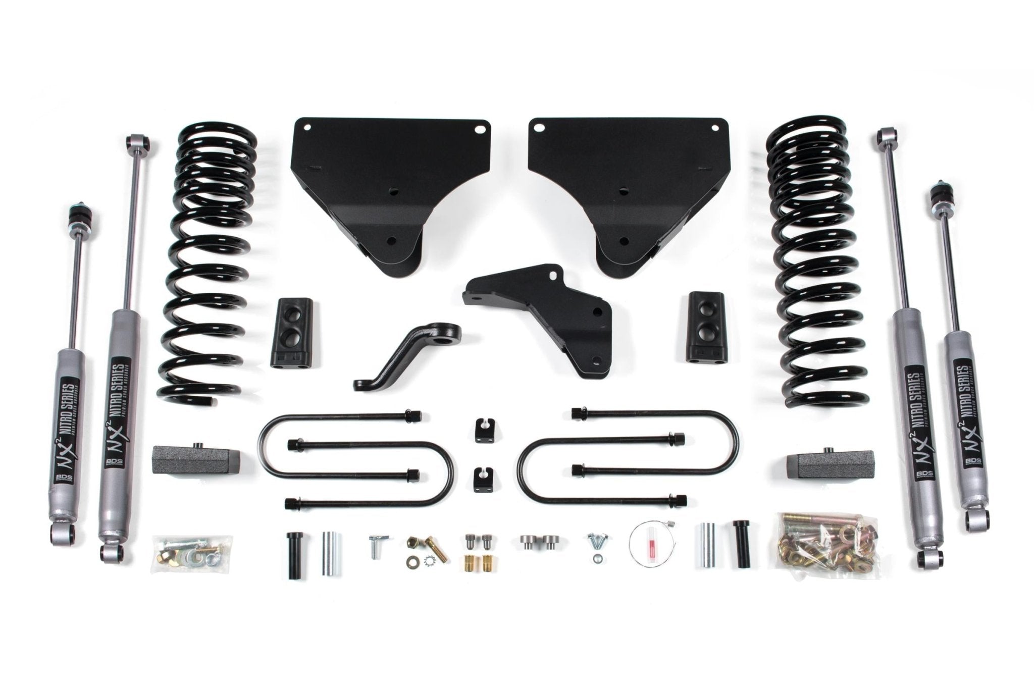 BDS Suspension 4 Inch Lift Kit (2013 - 2018 3500 Cummins 4WD) - Southern Diesel Supply