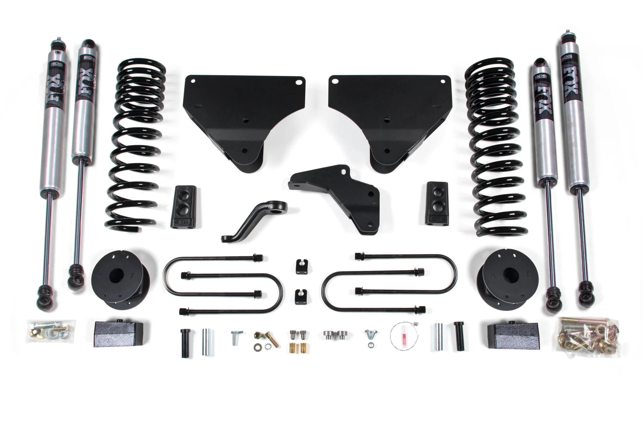 BDS Suspension 4 Inch Lift Kit (2013 - 2018 3500 Cummins 4WD, Rear Air Ride) - Southern Diesel Supply