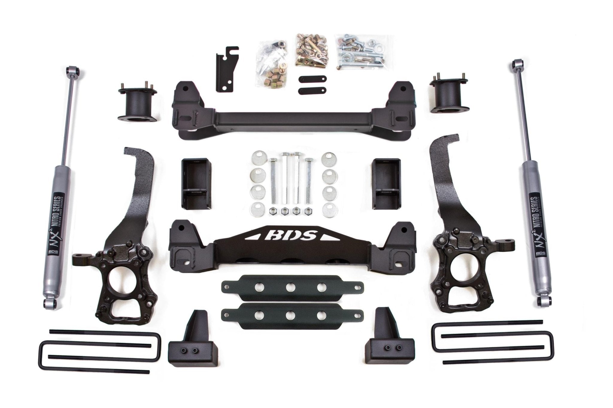 BDS Suspension 4 Inch Lift Kit (2015 - 2020 3.0L Powerstroke 2WD) - Southern Diesel Supply