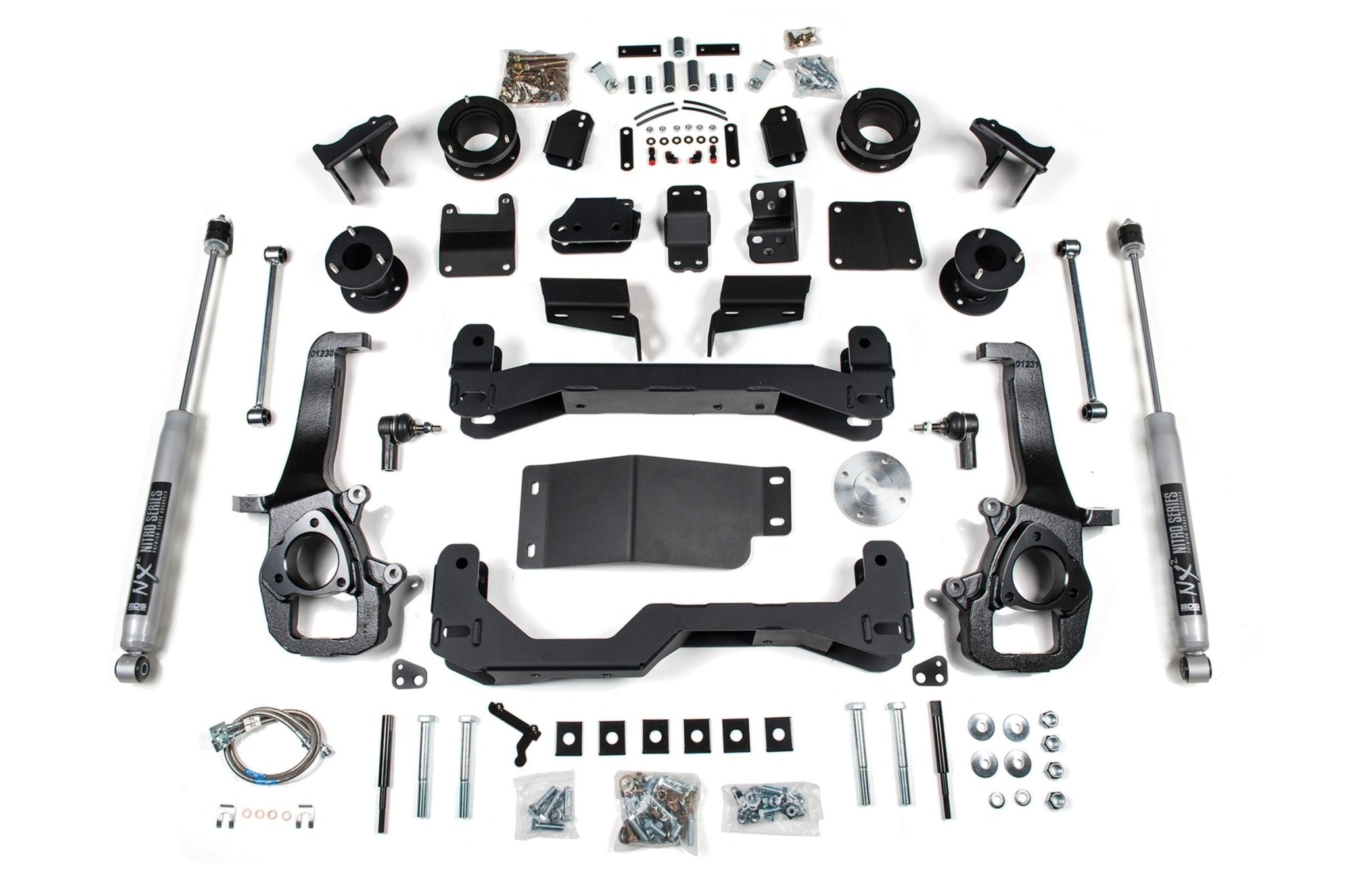 BDS Suspension 4 Inch Lift Kit (2019 - 2023 3.0L Cummins Air Ride, 4WD) - Southern Diesel Supply
