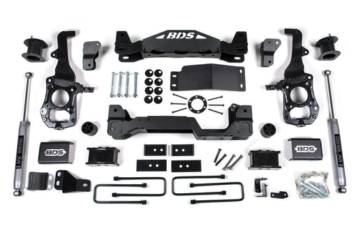 BDS Suspension 4 Inch Lift Kit (2021-2026 Ford F-150 4WD, Gas)