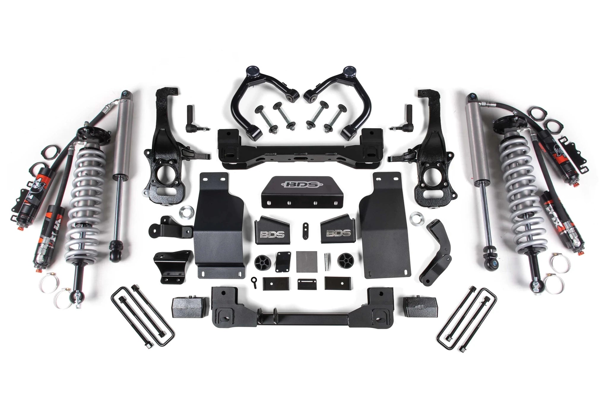 BDS Suspension 4 Inch Lift Kit FOX 2.5 Performance Elite Coil - Over (2019 - 2024 3.0L Duramax 4WD) - Southern Diesel Supply