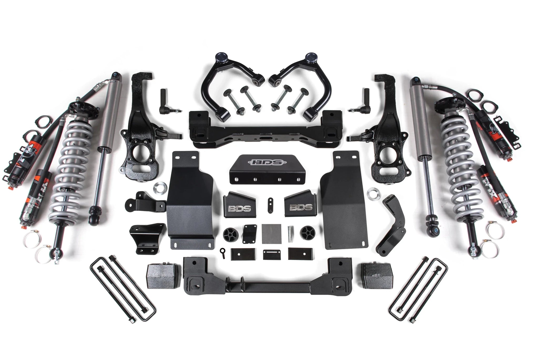 BDS Suspension 4 Inch Lift Kit FOX 2.5 Performance Elite Coil - Over Chevy Trail Boss or GMC AT4 (2019 - 2024 3.0L Duramax 4WD) - Southern Diesel Supply