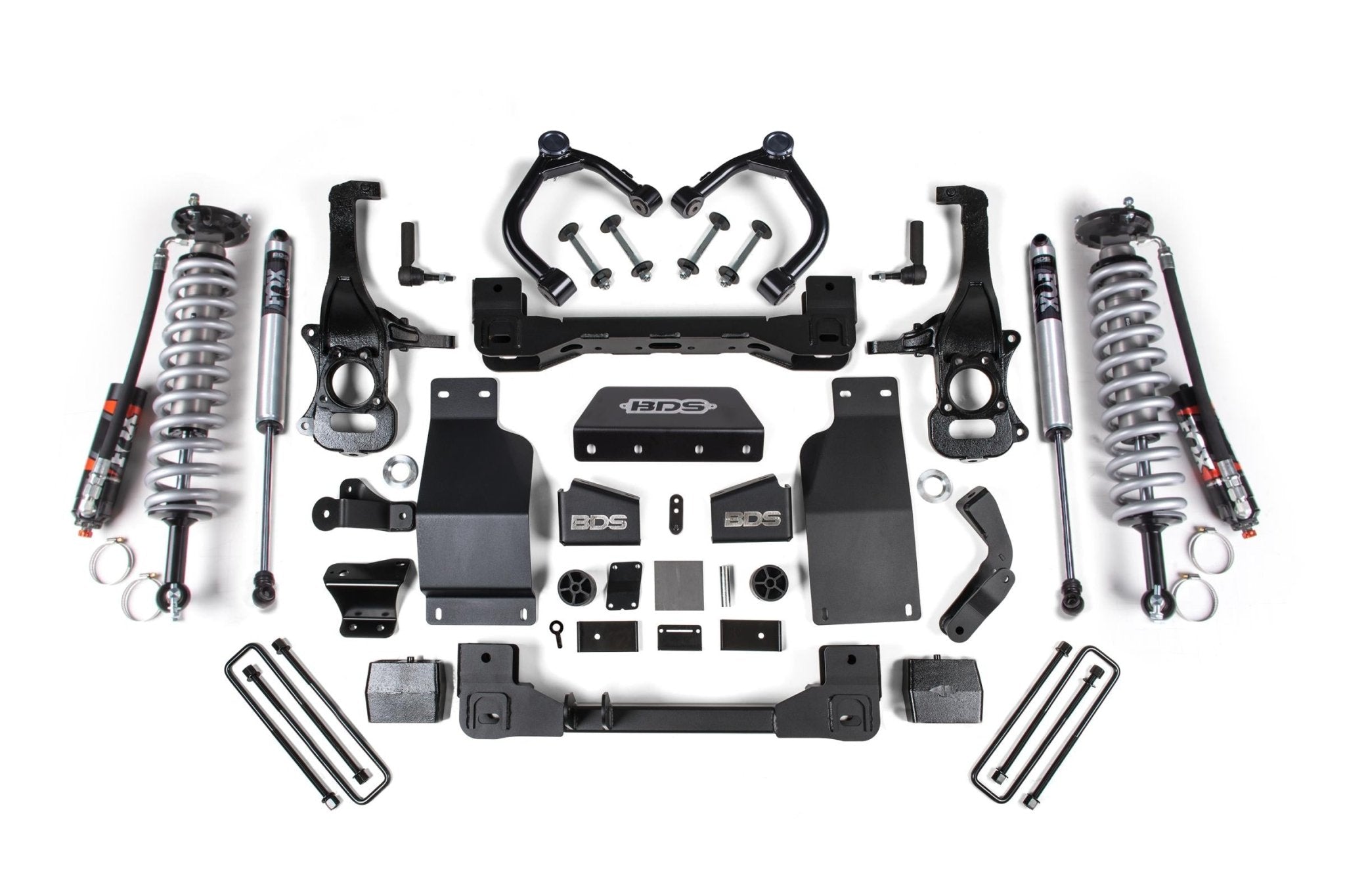 BDS Suspension 4 Inch Lift Kit FOX 2.5 Performance Elite Coil - Over Chevy Trail Boss or GMC AT4 (2019 - 2024 3.0L Duramax 4WD) - Southern Diesel Supply