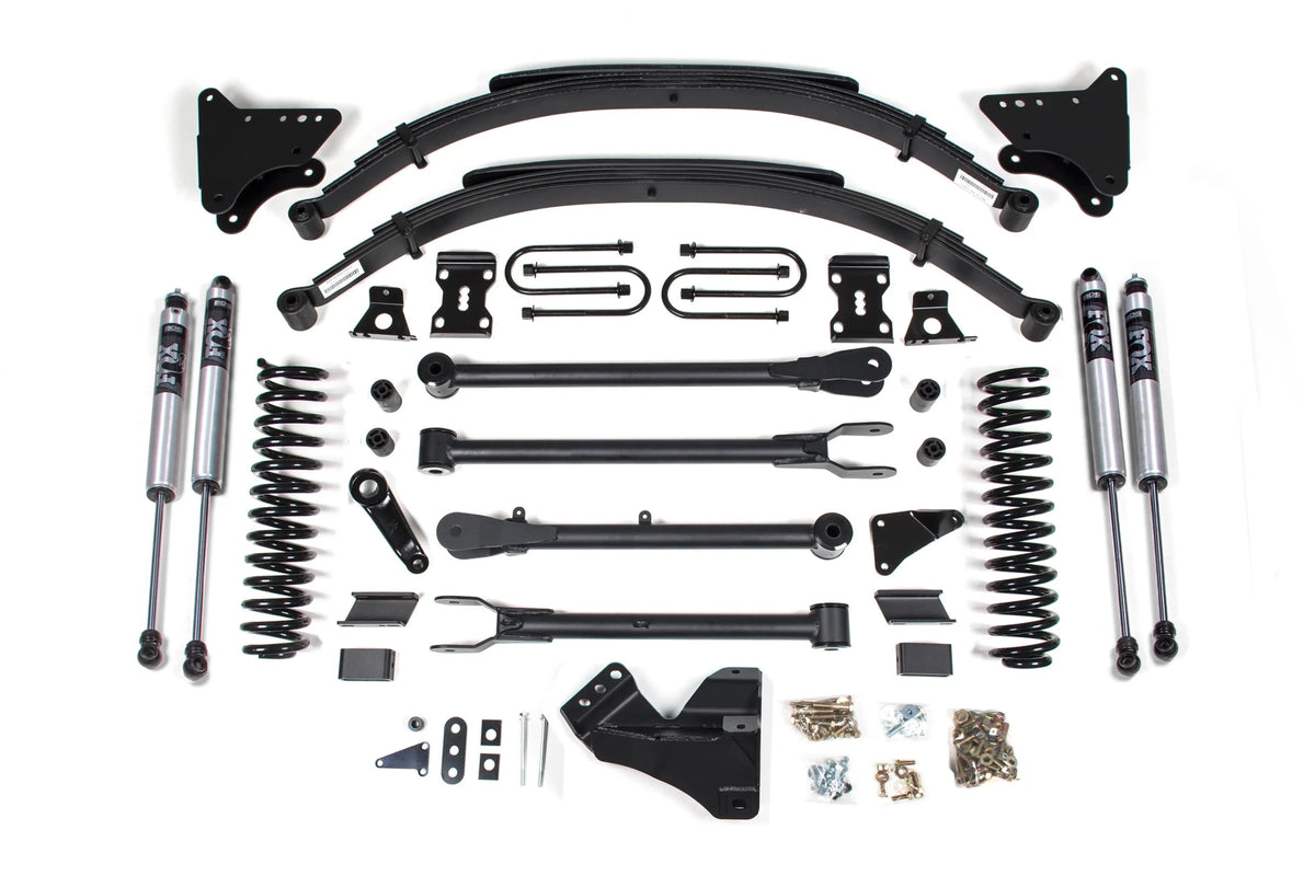 BDS Suspension 4 Inch Lift Kit w/ 4 - Link (2005 - 2007 Powerstroke 4WD) - Southern Diesel Supply