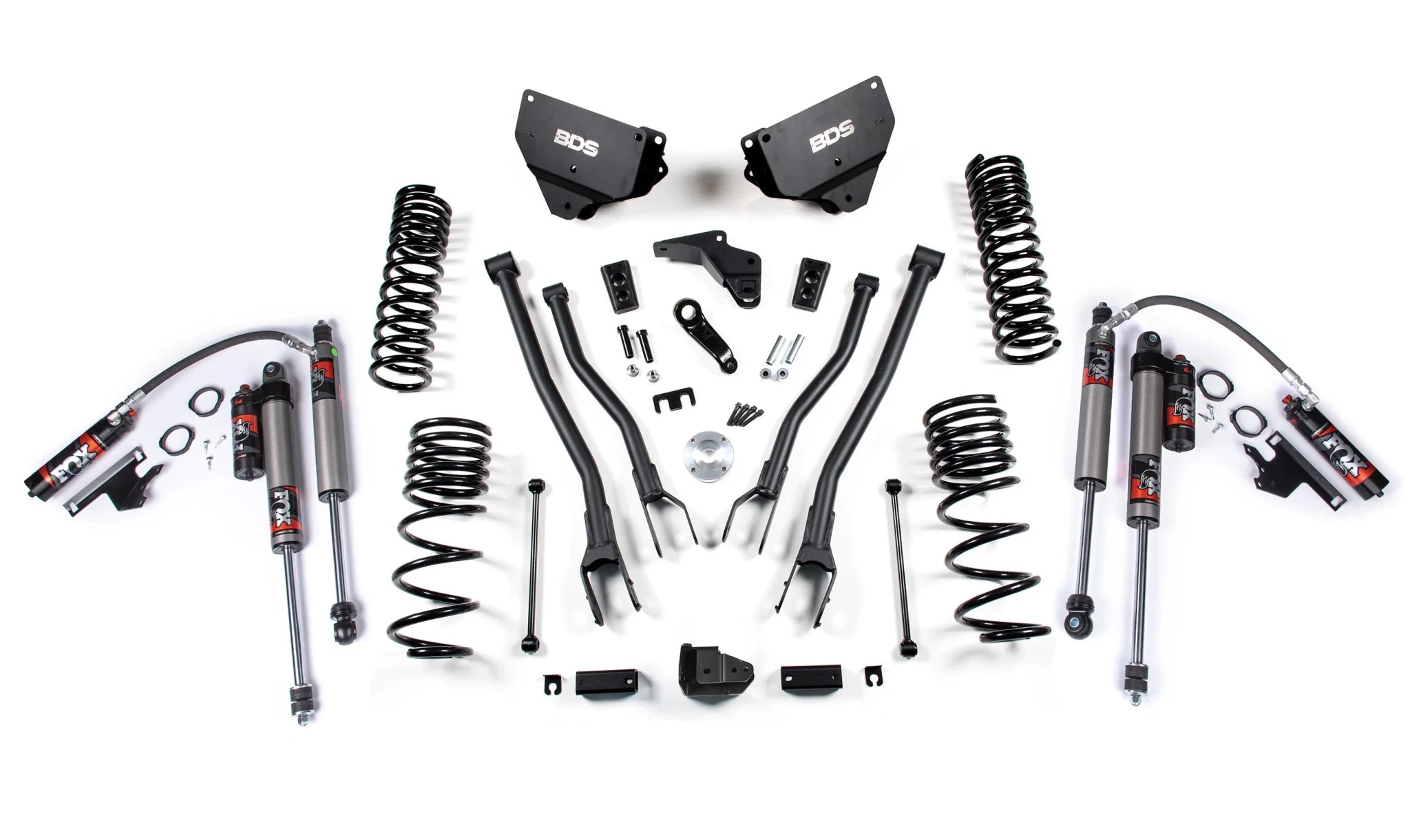 BDS Suspension 4 Inch Lift Kit w/ 4 - Link (2014 - 2018 2500 Cummins 4WD) - Southern Diesel Supply