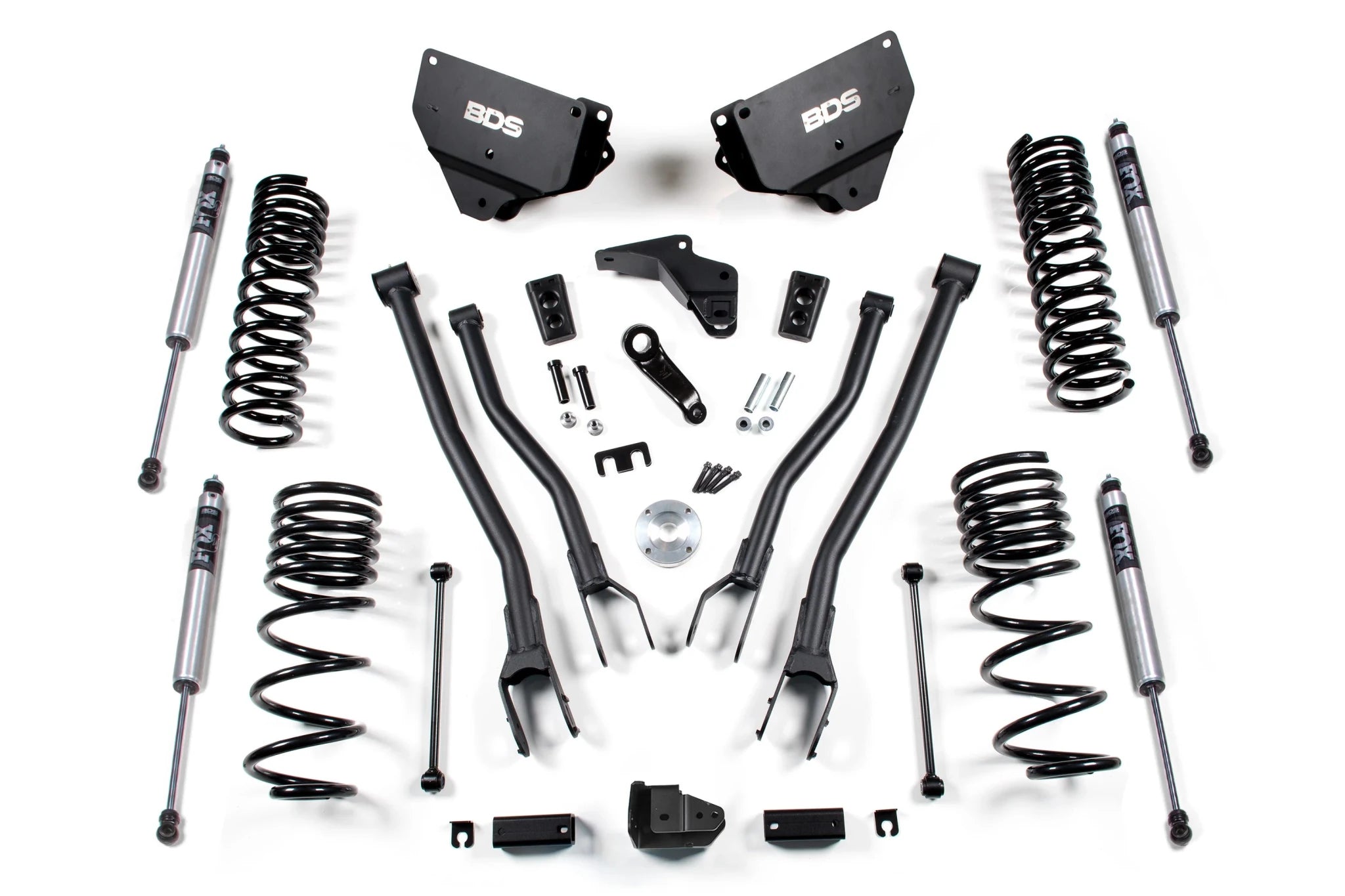 BDS Suspension 4 Inch Lift Kit w/ 4 - Link (2014 - 2018 2500 Cummins 4WD) - Southern Diesel Supply