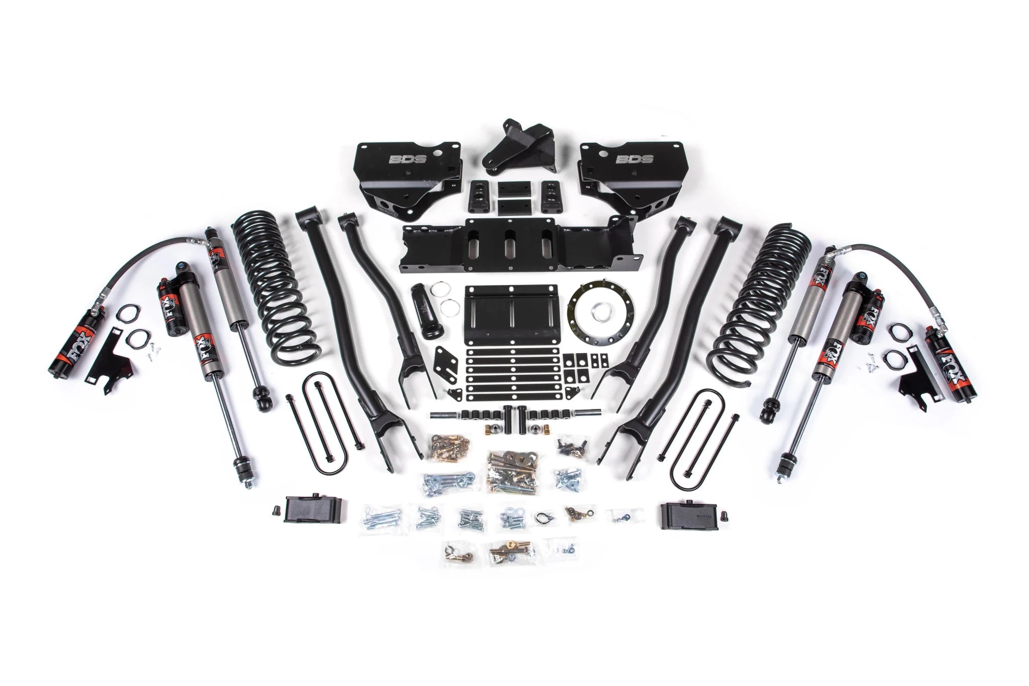 BDS Suspension 4 Inch Lift Kit w/ 4-Link (2019-2023 3500 6.7L Cummins 4WD) - Southern Diesel Supply