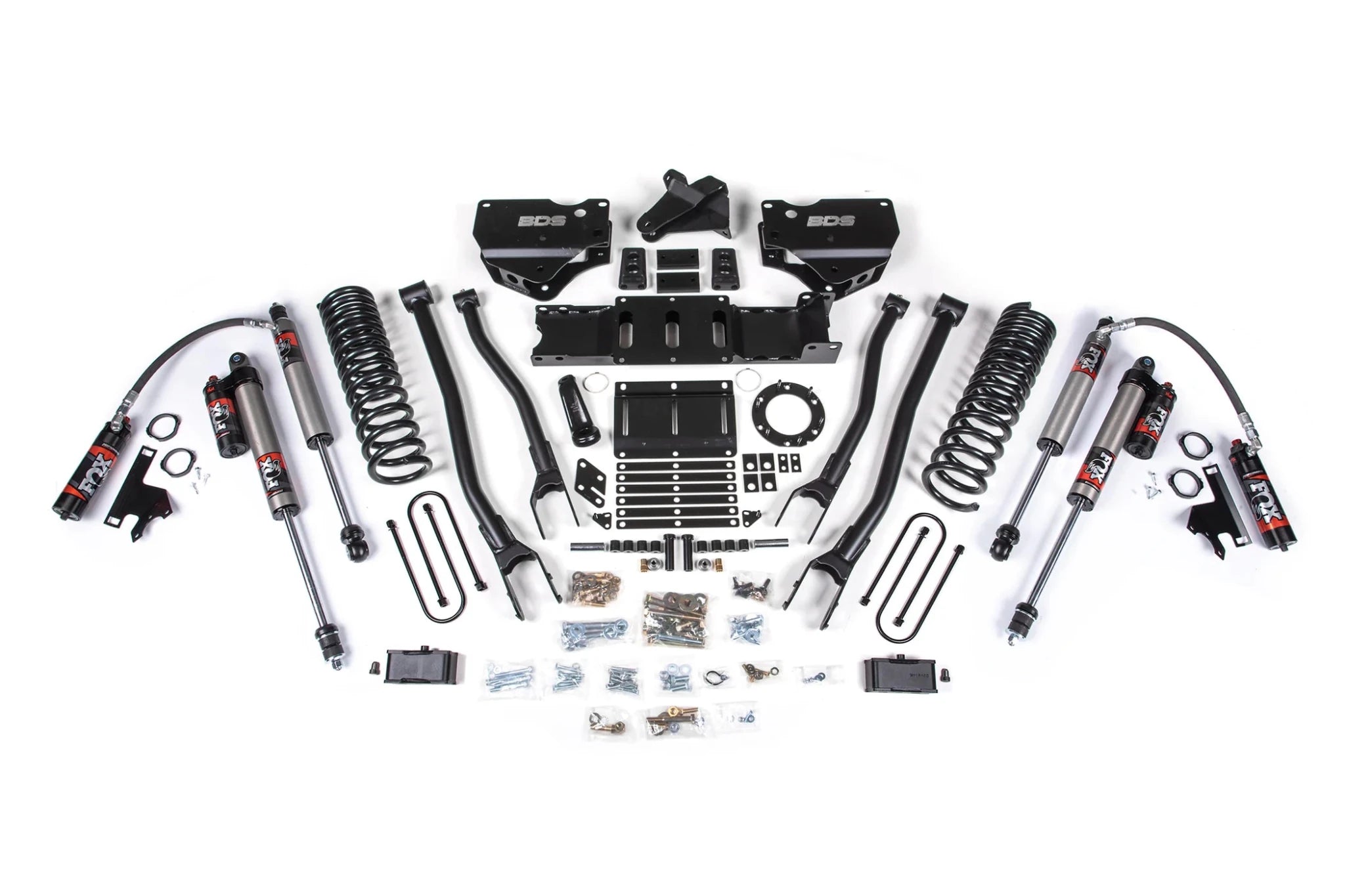 BDS Suspension 4 Inch Lift Kit w/ 4-Link (2019-2023 3500 6.7L Cummins 4WD) - Southern Diesel Supply