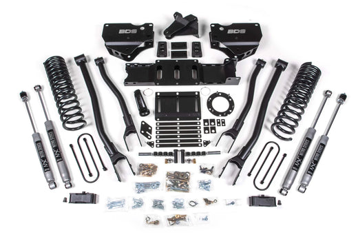 BDS Suspension 4 Inch Lift Kit w/ 4-Link (2019-2023 3500 6.7L Cummins 4WD)