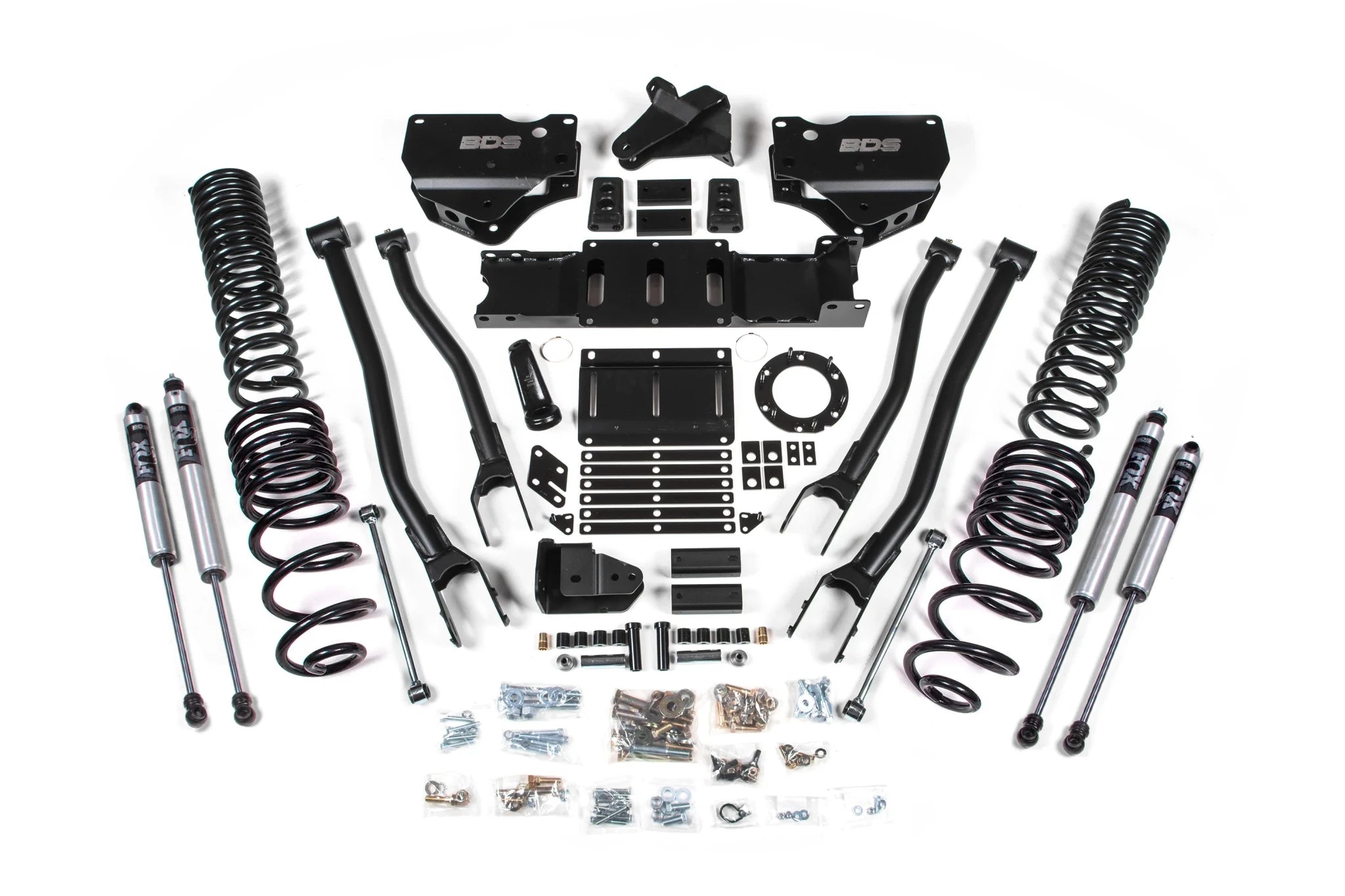 BDS Suspension 4 Inch Lift Kit w/ 4-Link (2019-2024 2500 6.7L Cummins 4WD) - Southern Diesel Supply