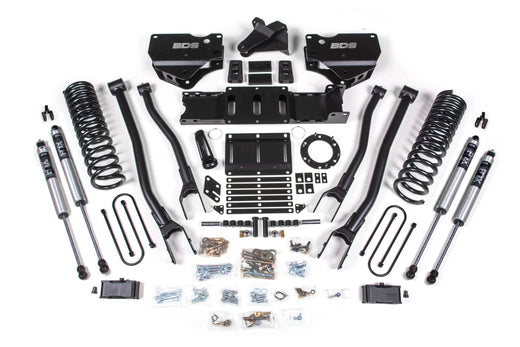 BDS Suspension 4 Inch Lift Kit w/ 4-Link (2019-2024 3500 6.7L Cummins 4WD)