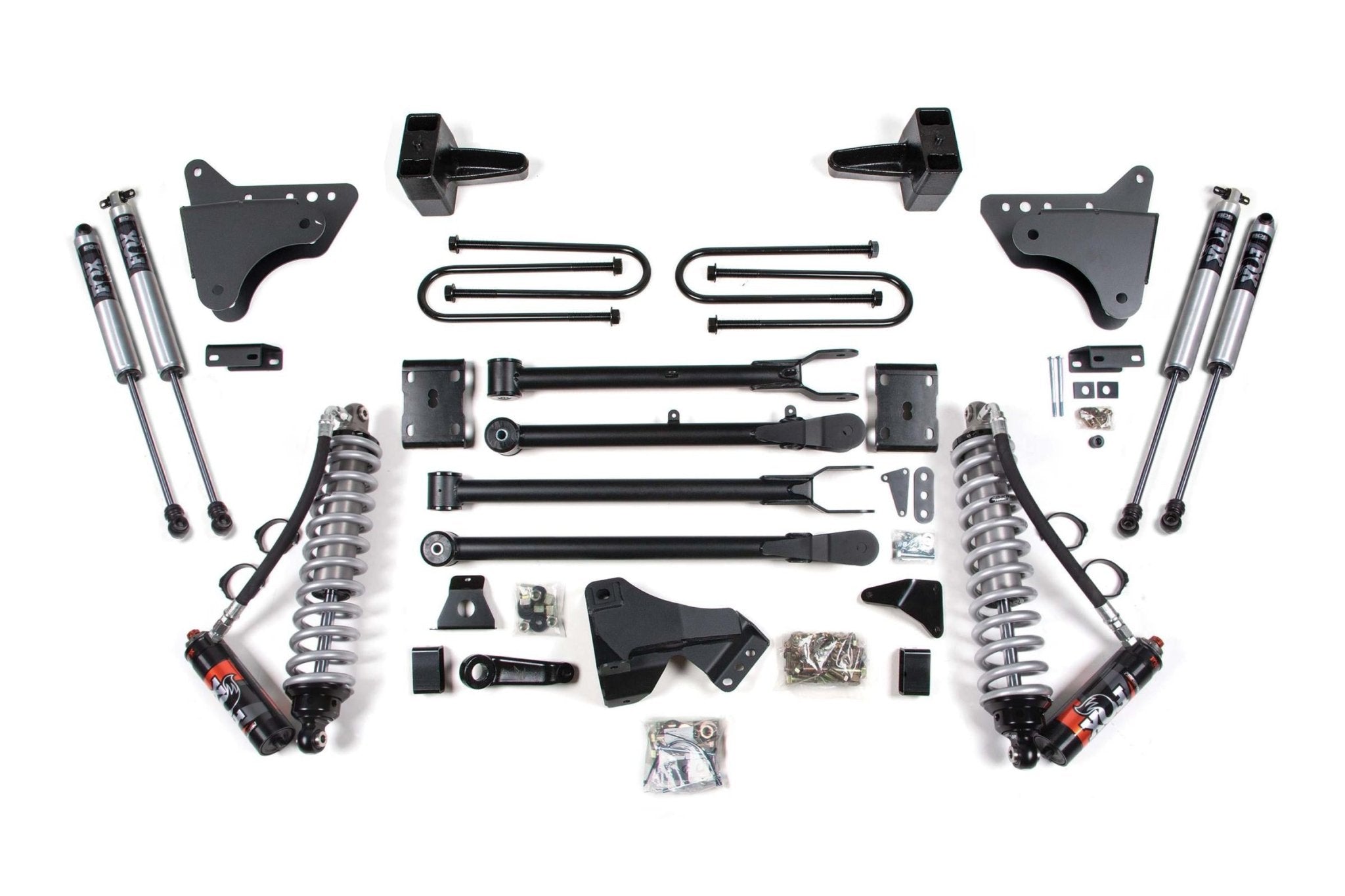 BDS Suspension 4 Inch Lift Kit w/ 4 - Link FOX 2.5 Performance Elite Coil - Over Conversion (2011 - 2016 Powerstroke) - Southern Diesel Supply