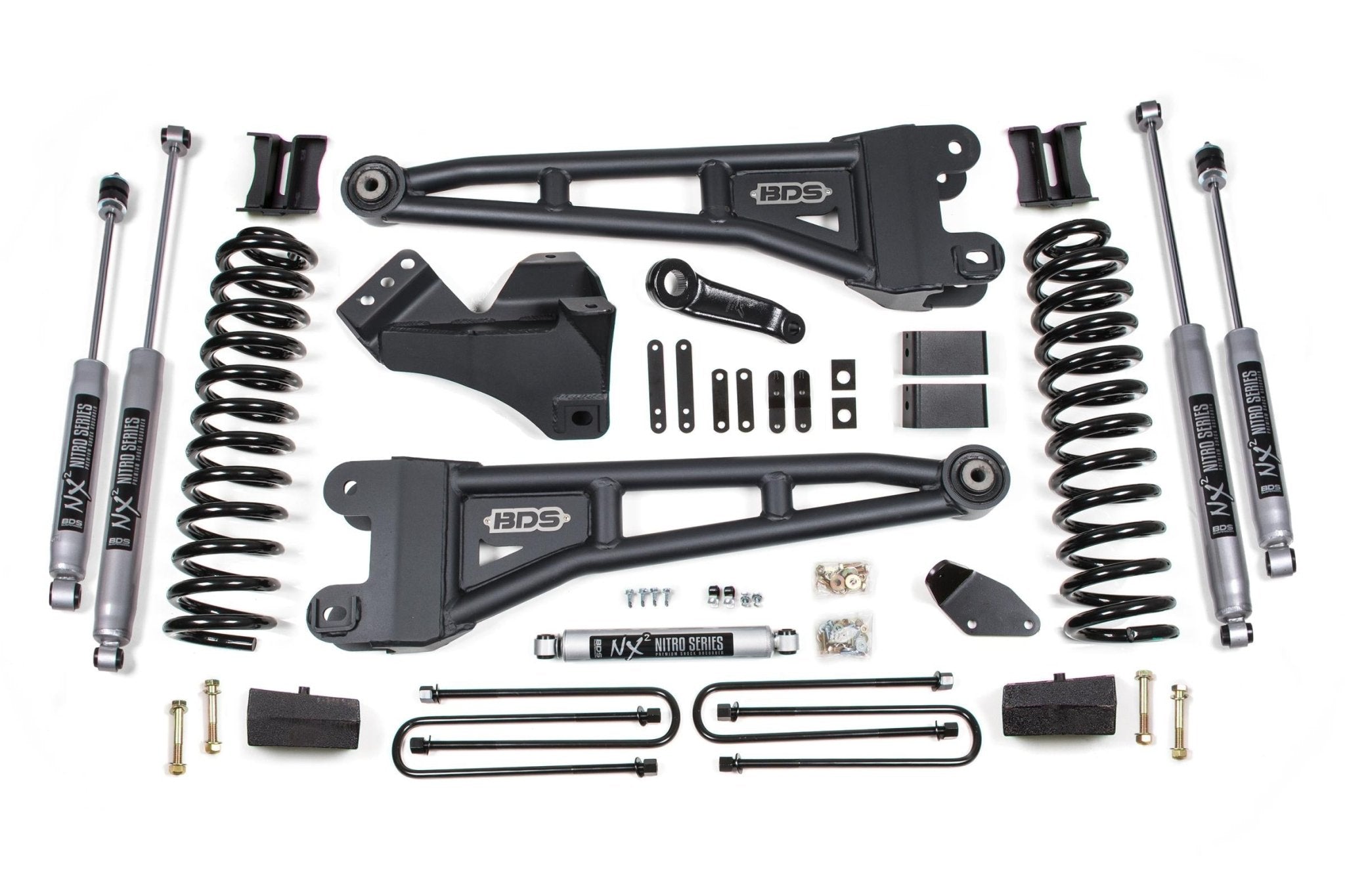 BDS Suspension 4 Inch Lift Kit w/ Radius Arm (2005 - 2007 Powerstroke 4WD) - Southern Diesel Supply
