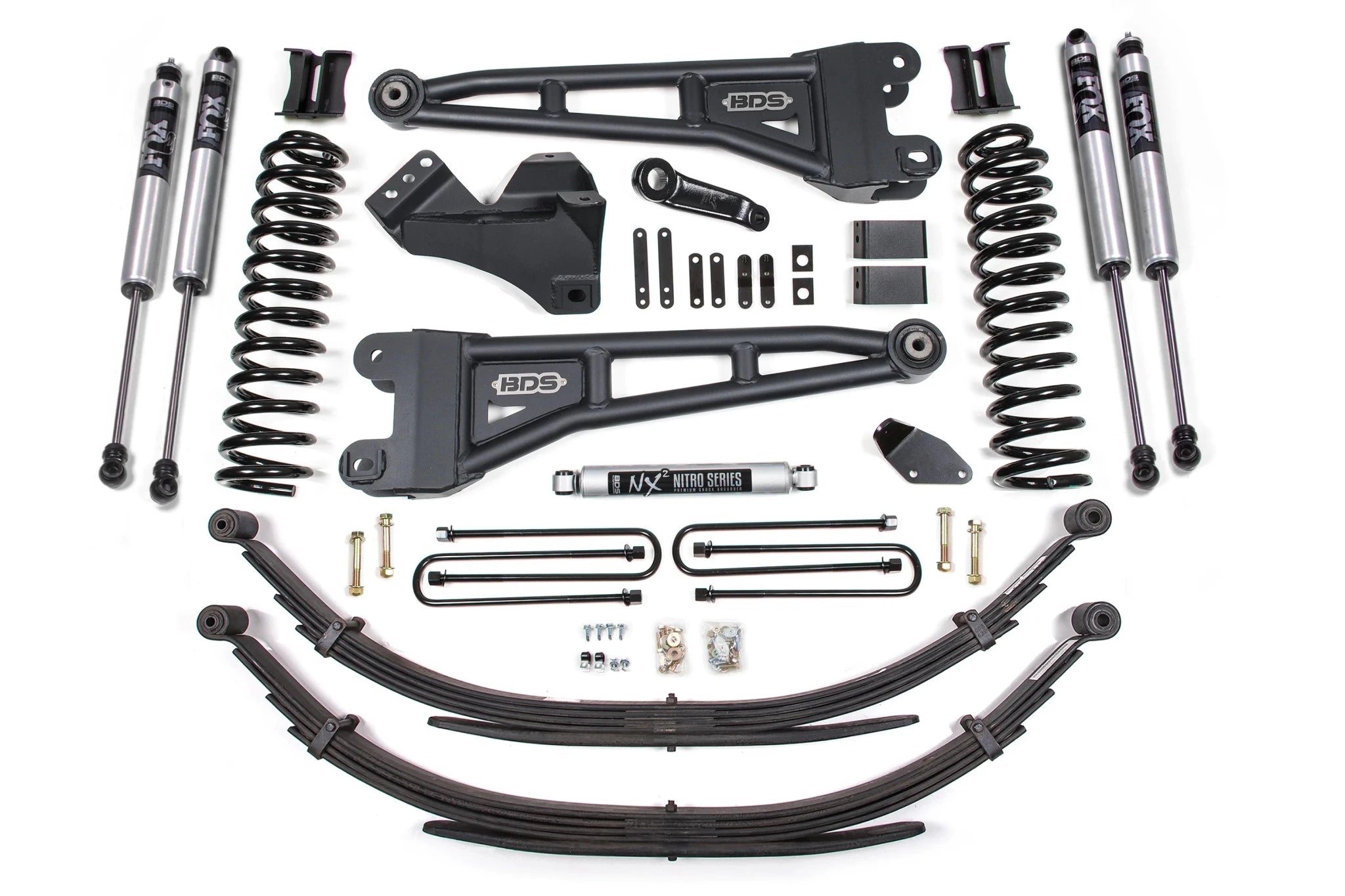 BDS Suspension 4 Inch Lift Kit w/ Radius Arm (2008 - 2010 Powerstroke 4WD) - Southern Diesel Supply
