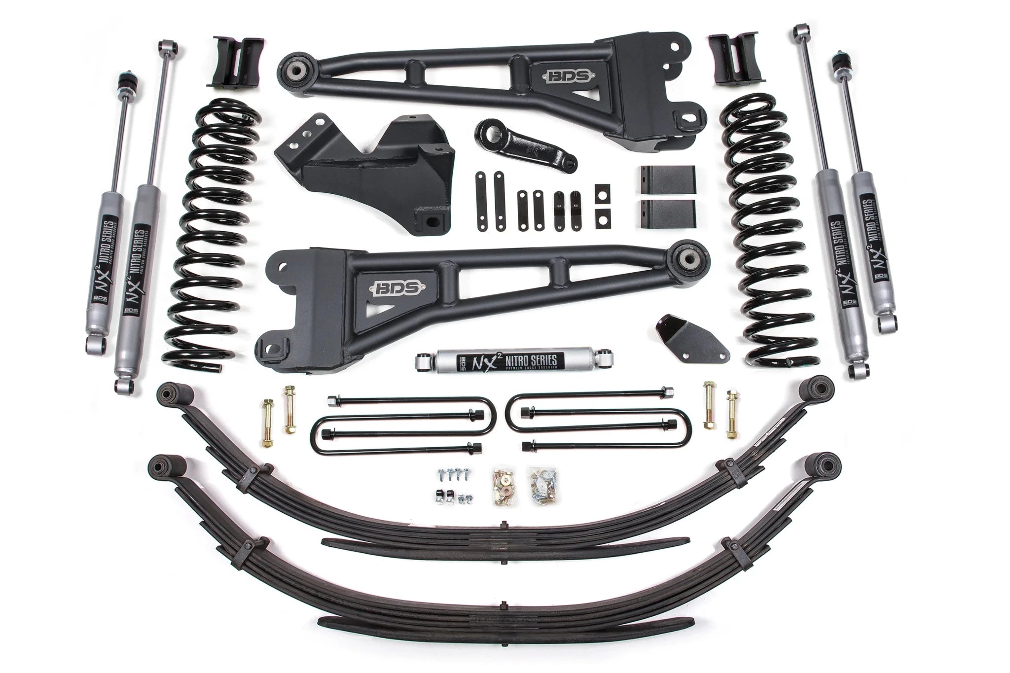 BDS Suspension 4 Inch Lift Kit w/ Radius Arm (2008 - 2010 Powerstroke 4WD) - Southern Diesel Supply