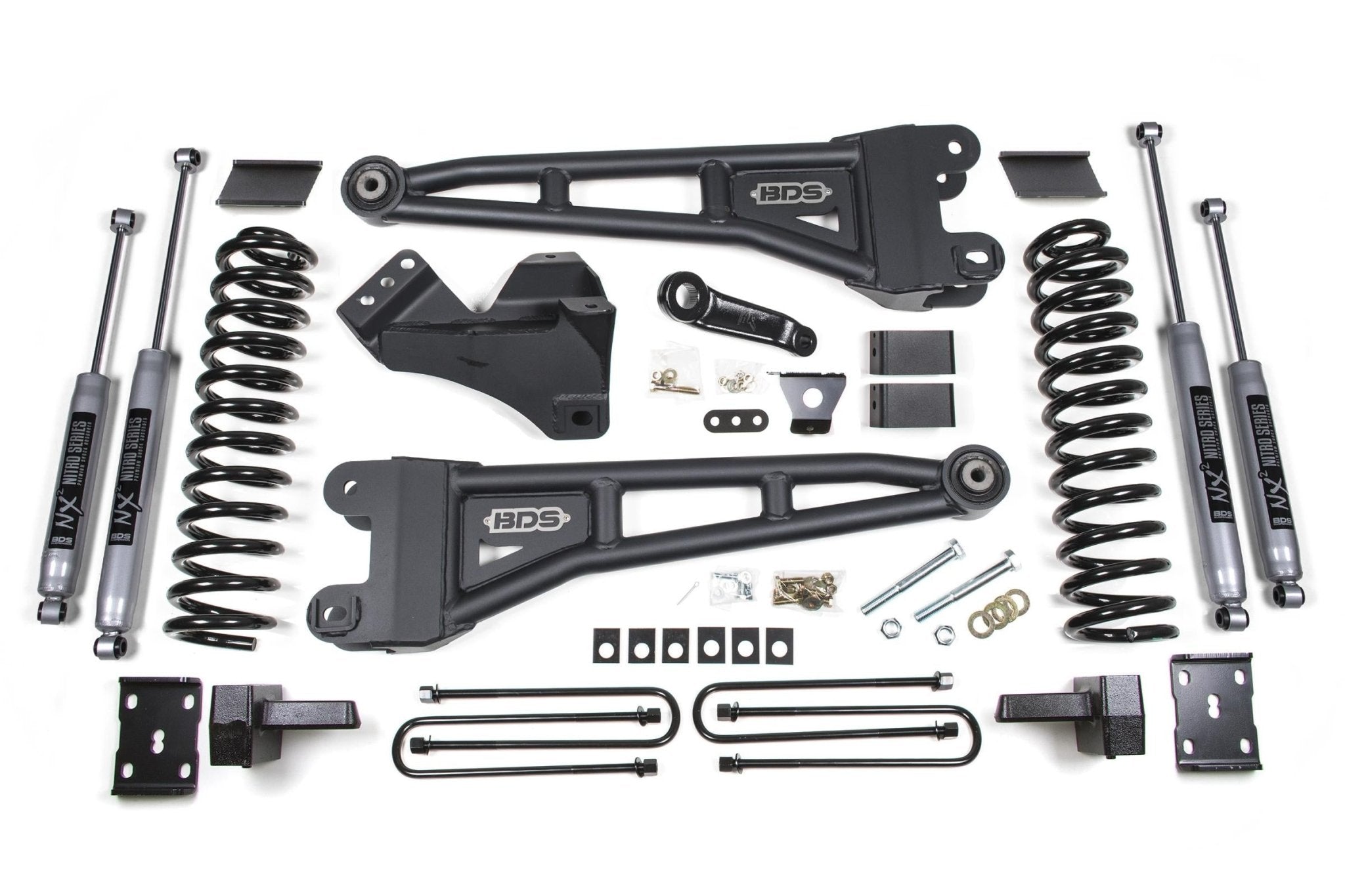 BDS Suspension 4 Inch Lift Kit w/ Radius Arm (2011 - 2016 Powerstroke 4WD) - Southern Diesel Supply