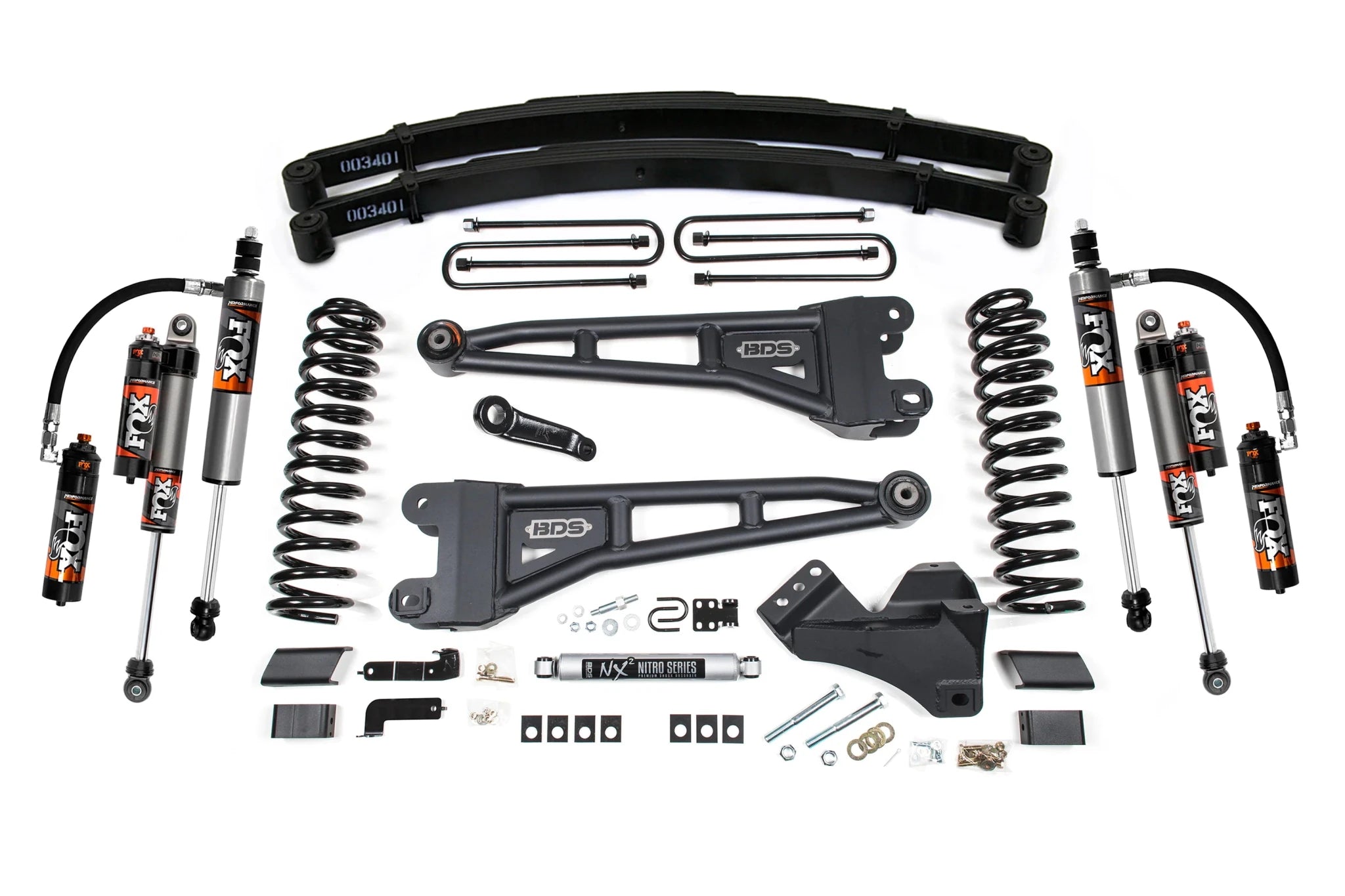 BDS Suspension 4 Inch Lift Kit w/ Radius Arm (2017 - 2019 Powerstroke 4WD) - Southern Diesel Supply
