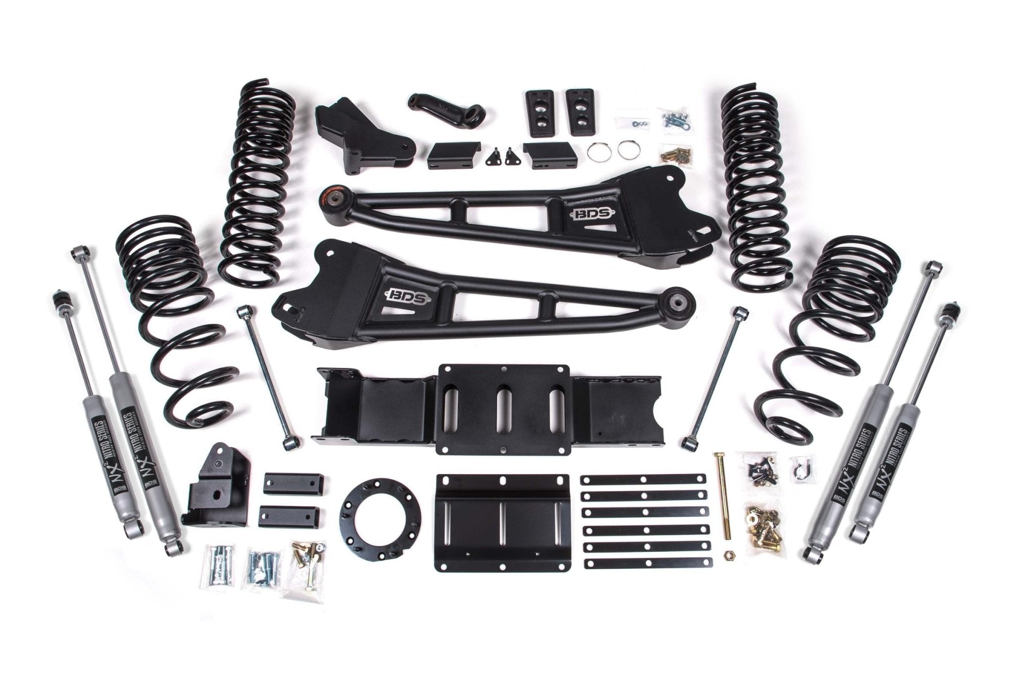 BDS Suspension 4 Inch Lift Kit w/ Radius Arm (2019 - 2024 2500 Cummins 4WD) - Southern Diesel Supply
