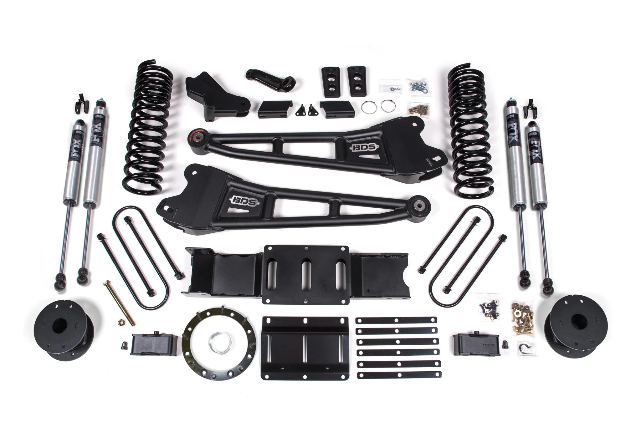 BDS Suspension 4 Inch Lift Kit w/ Radius Arm (2019 - 2024 3500 Cummins Rear Air Ride, 4WD) - Southern Diesel Supply