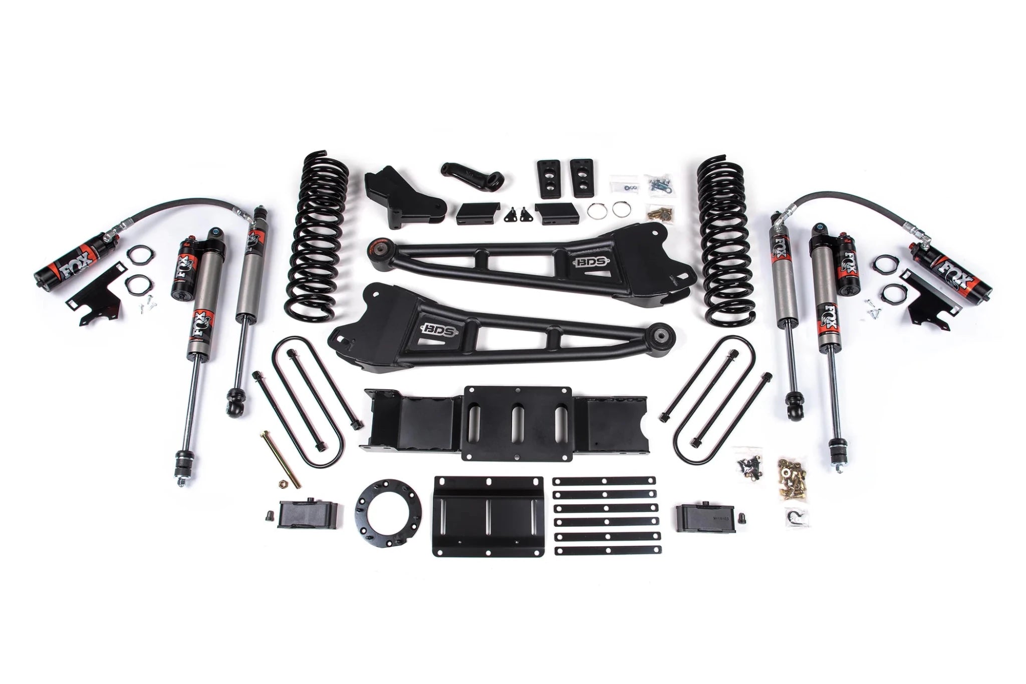BDS Suspension 4 Inch Lift Kit w/ Radius Arm 3 Inch Rear Block (2019 - 2024 3500 Cummins 4WD) - Southern Diesel Supply