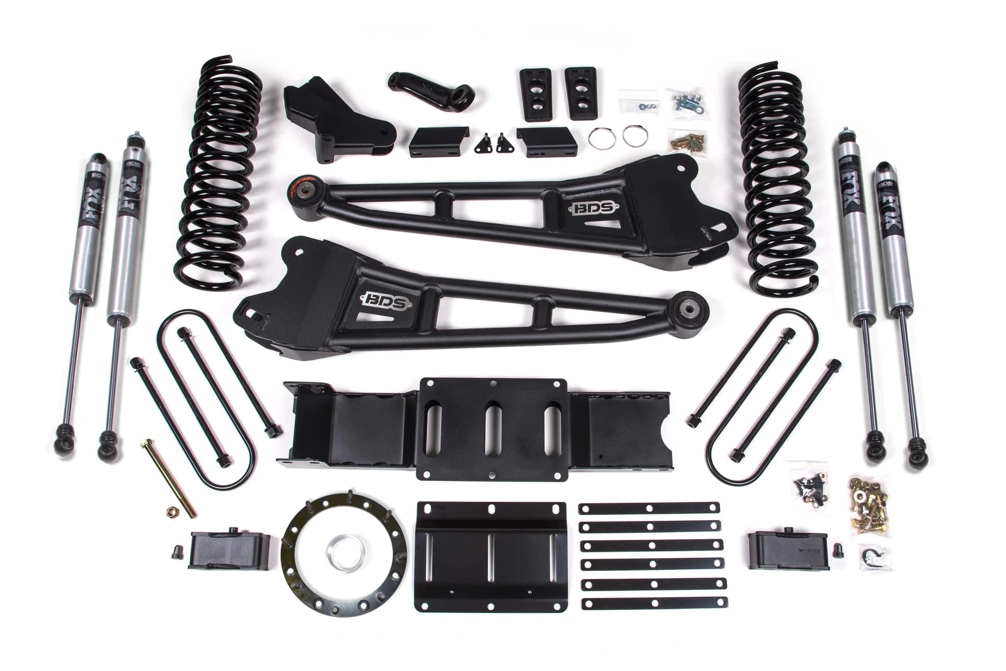 BDS Suspension 4 Inch Lift Kit w/ Radius Arm 3 Inch Rear Block (2019 - 2024 3500 Cummins 4WD) - Southern Diesel Supply