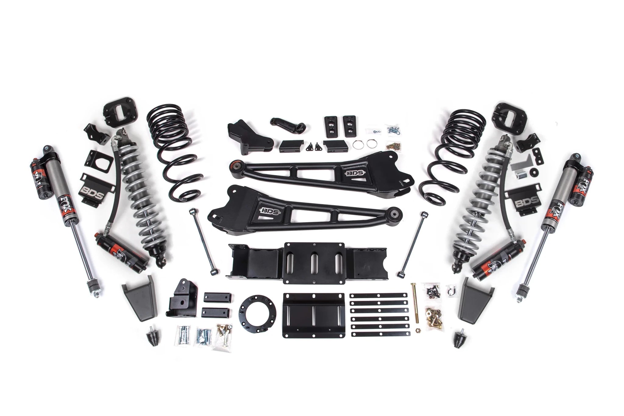 BDS Suspension 4 Inch Lift Kit w/ Radius Arm FOX 2.5 Coil-Over Conversion (2019-2024 2500 6.7L Cummins 4WD) - Southern Diesel Supply