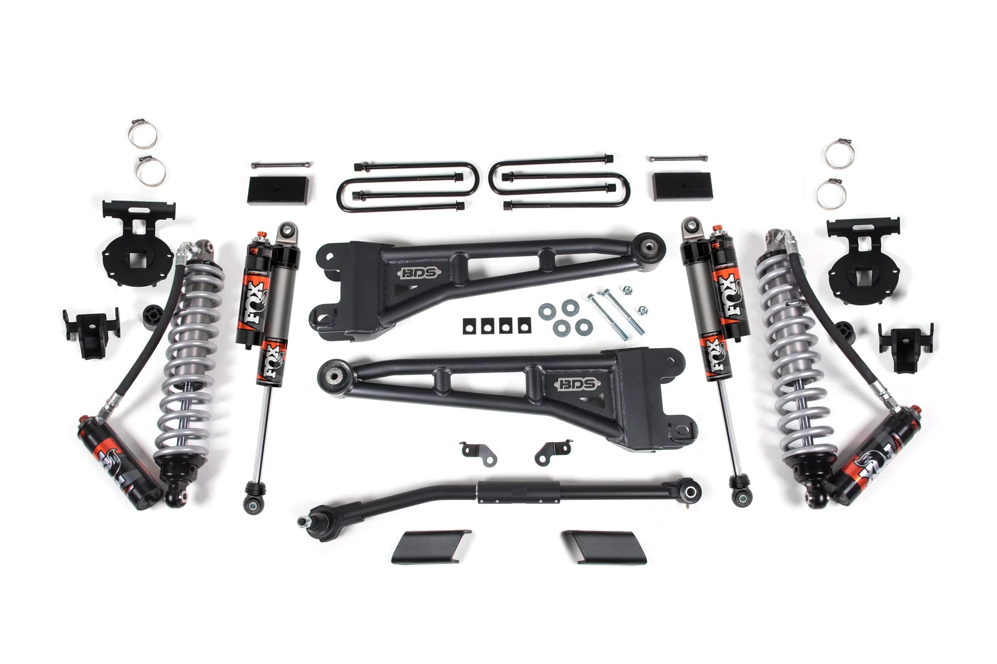 BDS Suspension 4WD 3 Inch Lift Kit w/ Radius Arm FOX 2.5 Coil - Over Conversion Performance Elite (2023 - 2024 Powerstroke) - Southern Diesel Supply