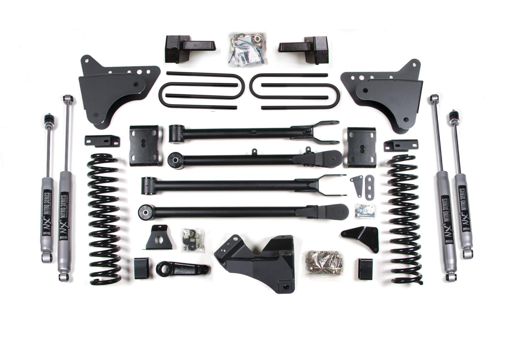 BDS Suspension 4WD 4 Inch Lift Kit w/ 4 - Link (2011 - 2016 Powerstroke) - Southern Diesel Supply