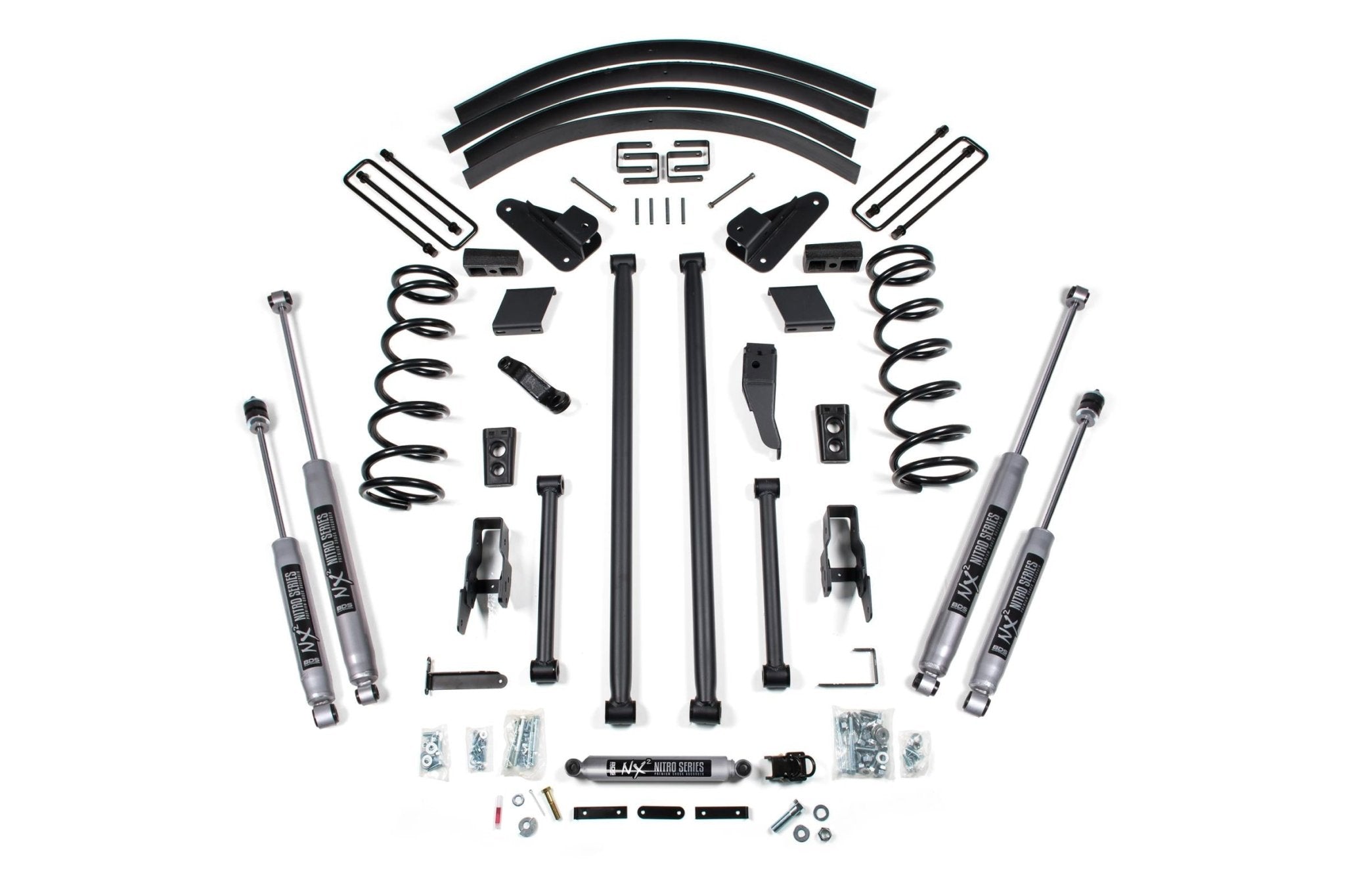 BDS Suspension 4WD 4.5 Inch Lift Kit Long Arm Conversion (1994 - 1999 Cummins) - Southern Diesel Supply