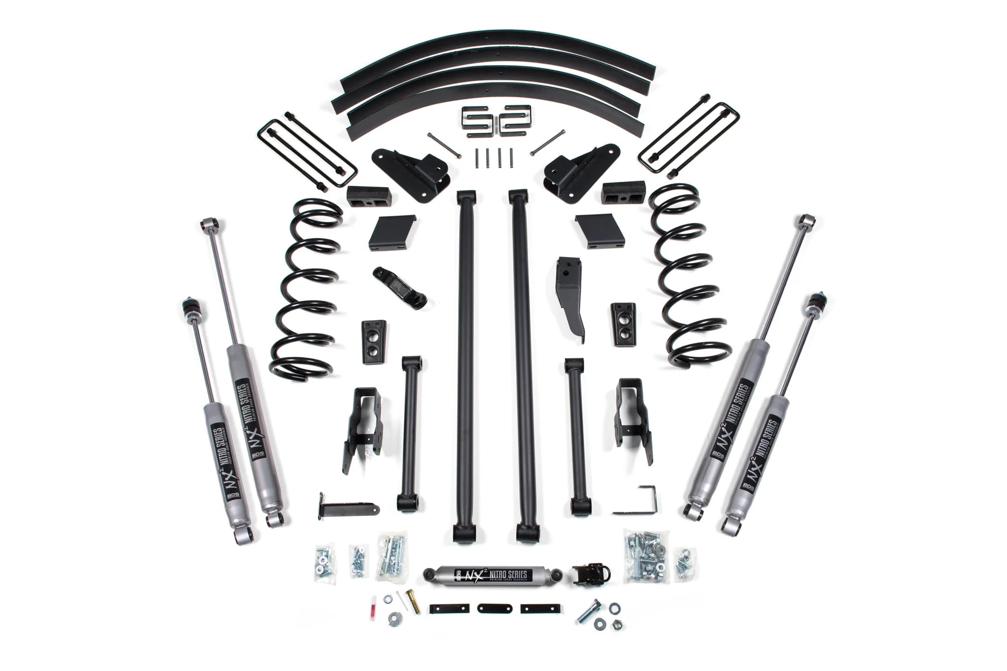 BDS Suspension 4WD 4.5 Inch Lift Kit Long Arm Conversion (1994 - 1999 Cummins) - Southern Diesel Supply