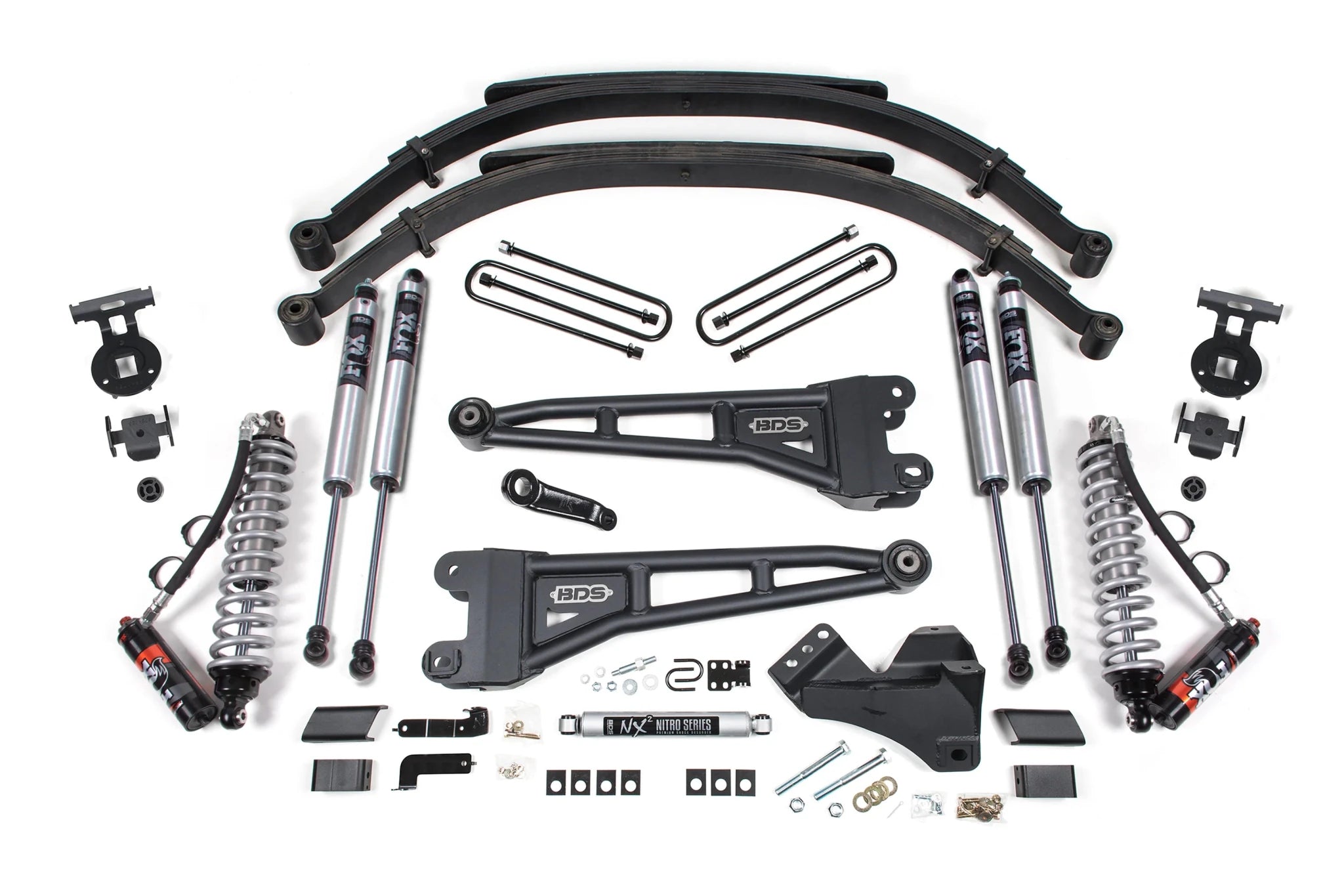 BDS Suspension 4WD 5 Inch Lift Kit w/ Radius Arm FOX 2.5 Coil - Over Conversion Performance Elite (2023 - 2024 Powerstroke) - Southern Diesel Supply