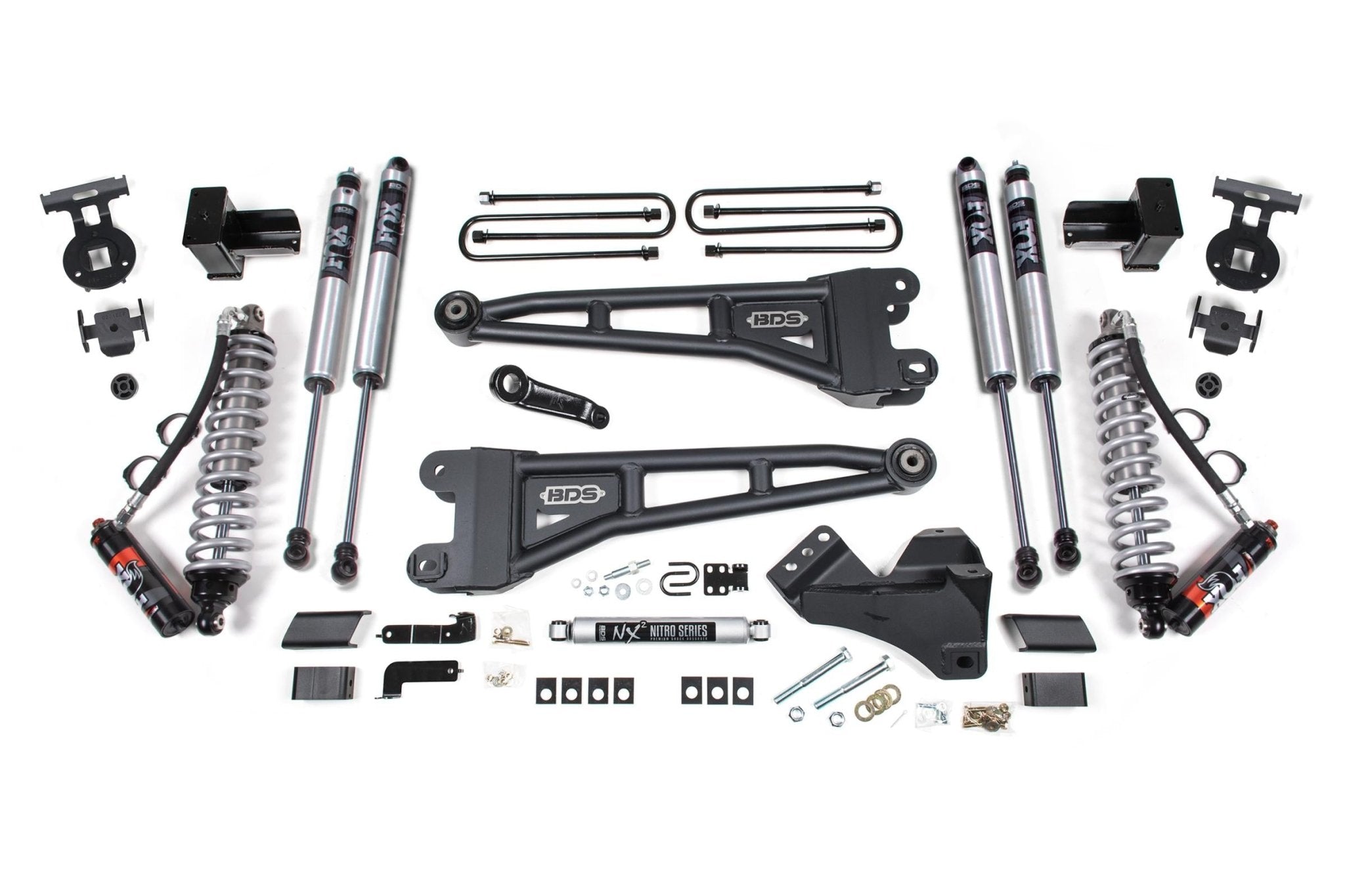 BDS Suspension 4WD 5 Inch Lift Kit w/ Radius Arm FOX 2.5 Coil - Over Conversion Performance Elite (2023 - 2024 Powerstroke) - Southern Diesel Supply