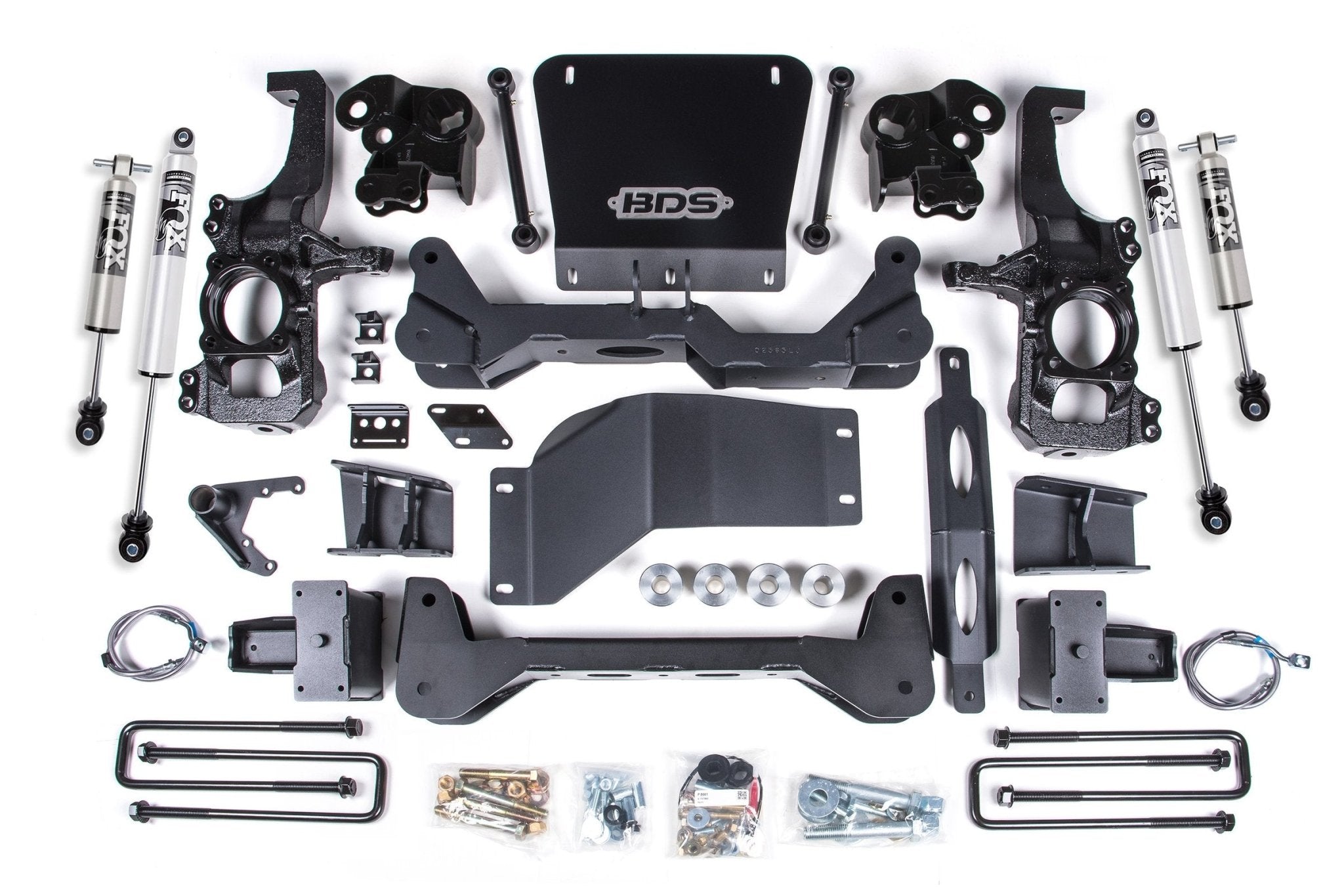 BDS Suspension 4WD 5 Inch Lift System, 4.5 Inch Rear Lift, Fox 2.5 HTO Performance Series (2020 - 2024 Duramax) - Southern Diesel Supply
