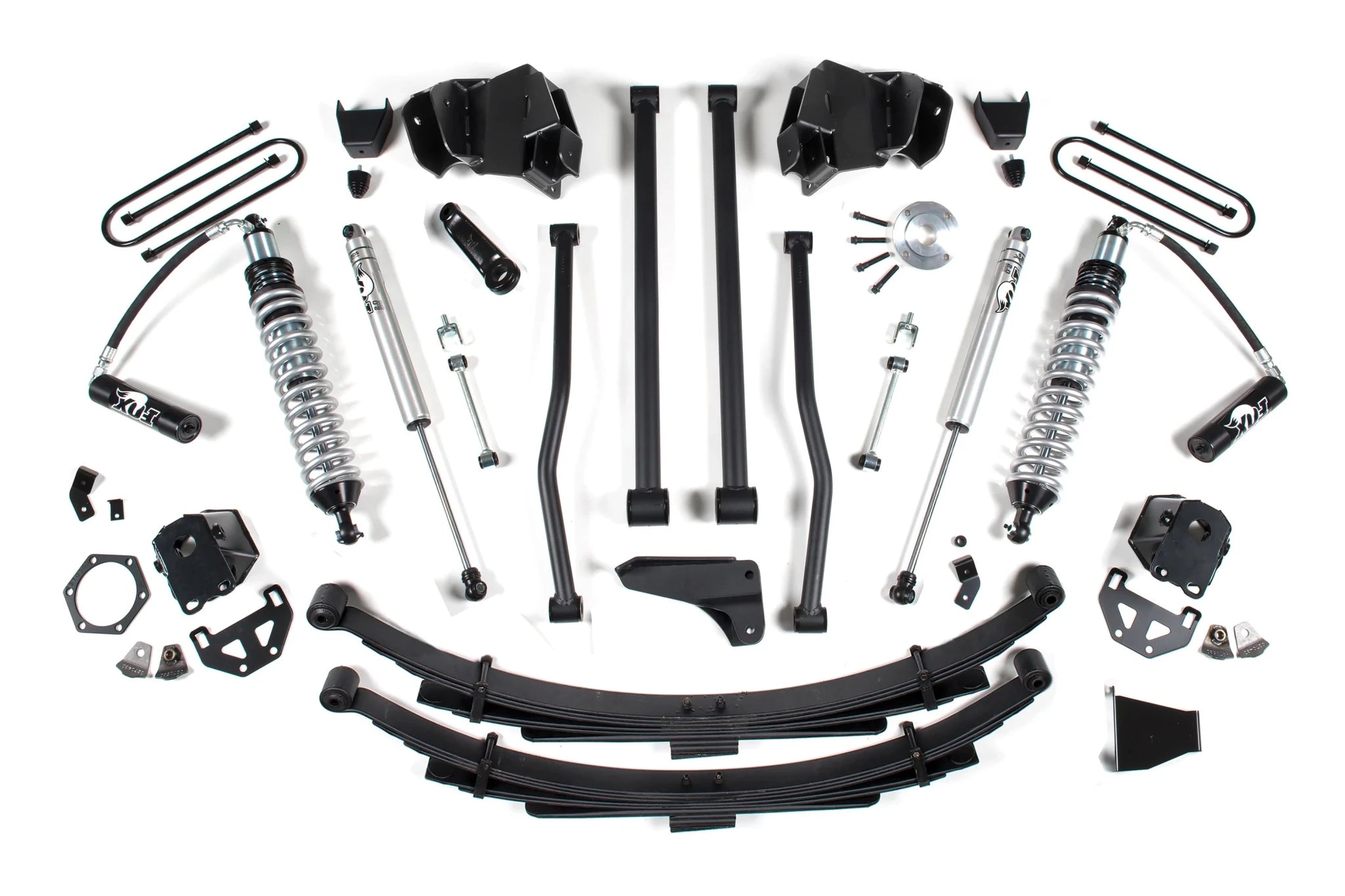 BDS Suspension 4WD 6 Inch Lift Kit Long Arm & FOX 2.5 Coil - Over Conversion Shocks (2003 - 2007 Cummins) - Southern Diesel Supply