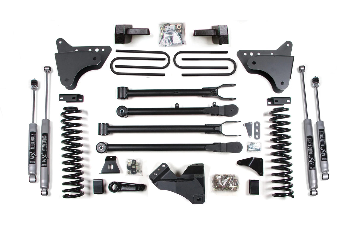BDS Suspension 4WD 6 Inch Lift Kit w/ 4 - Link (2008 - 2010 Powerstroke) - Southern Diesel Supply