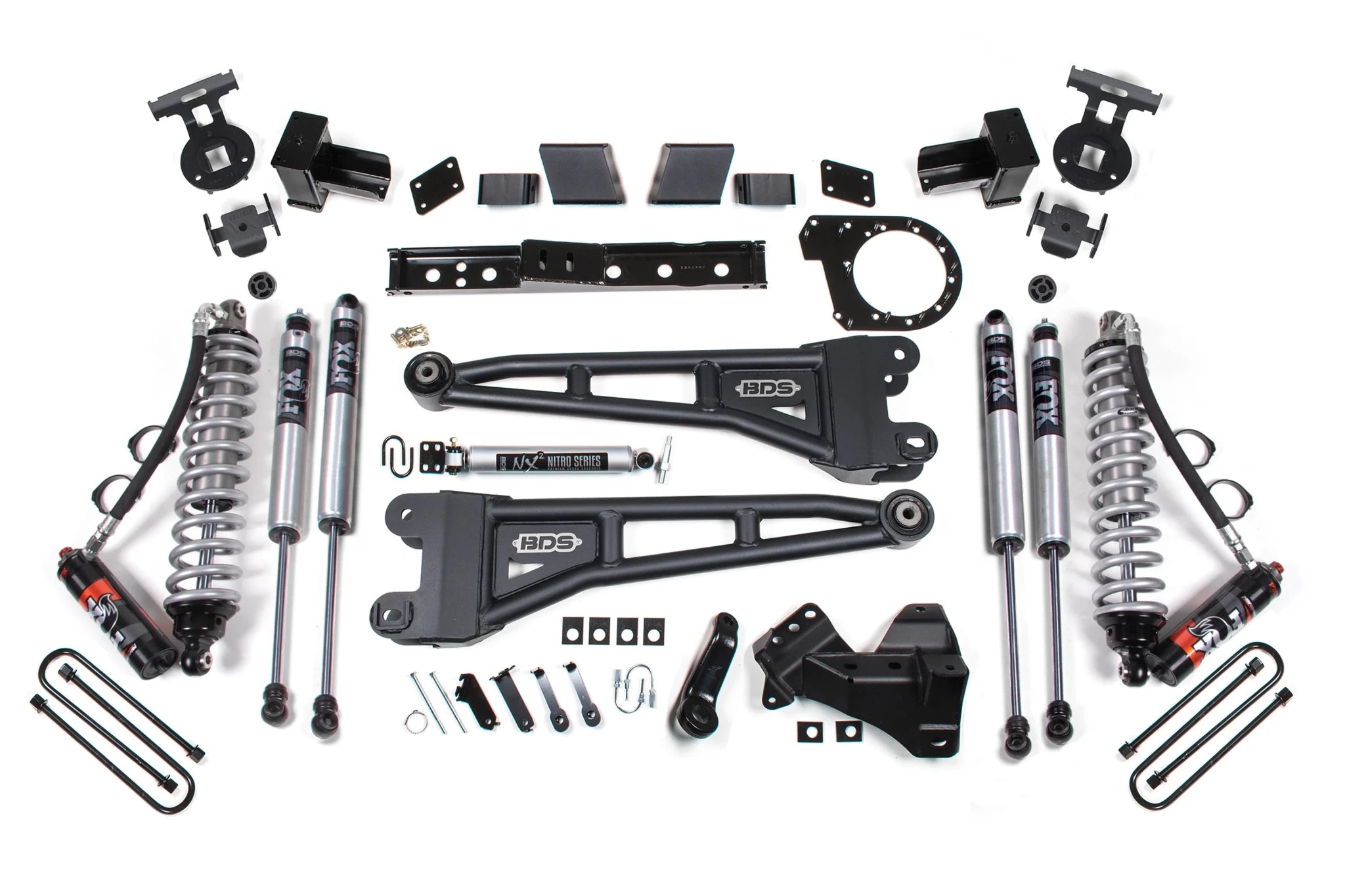 BDS Suspension 4WD 6 Inch Lift Kit w/ Radius Arm FOX 2.5 Performance Elite Coil - Over Conversion (2017 - 2019 Powerstroke) - Southern Diesel Supply
