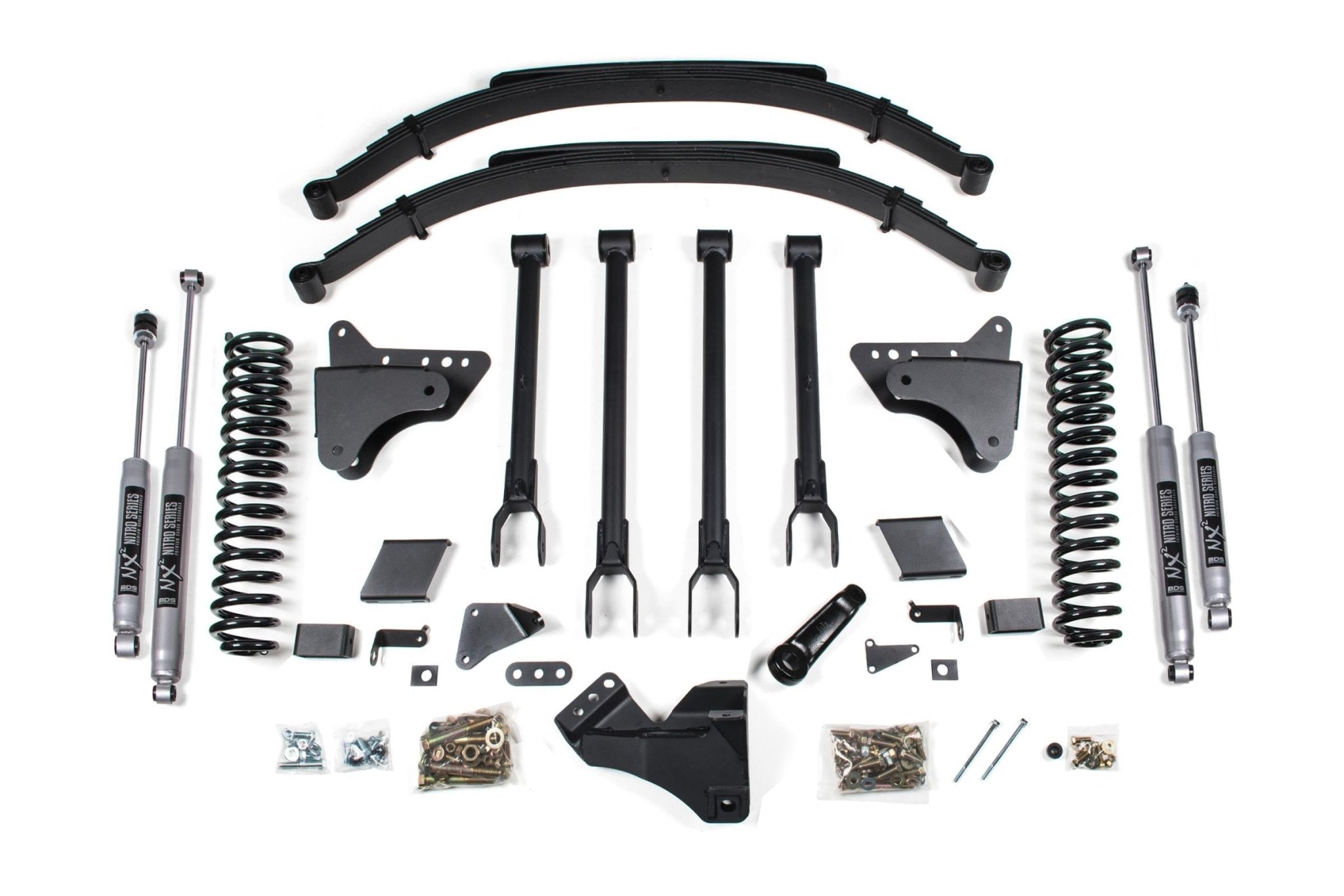 BDS Suspension 4WD 8 Inch Lift Kit 4 - Link Conversion (2011 - 2016 Powerstroke) - Southern Diesel Supply