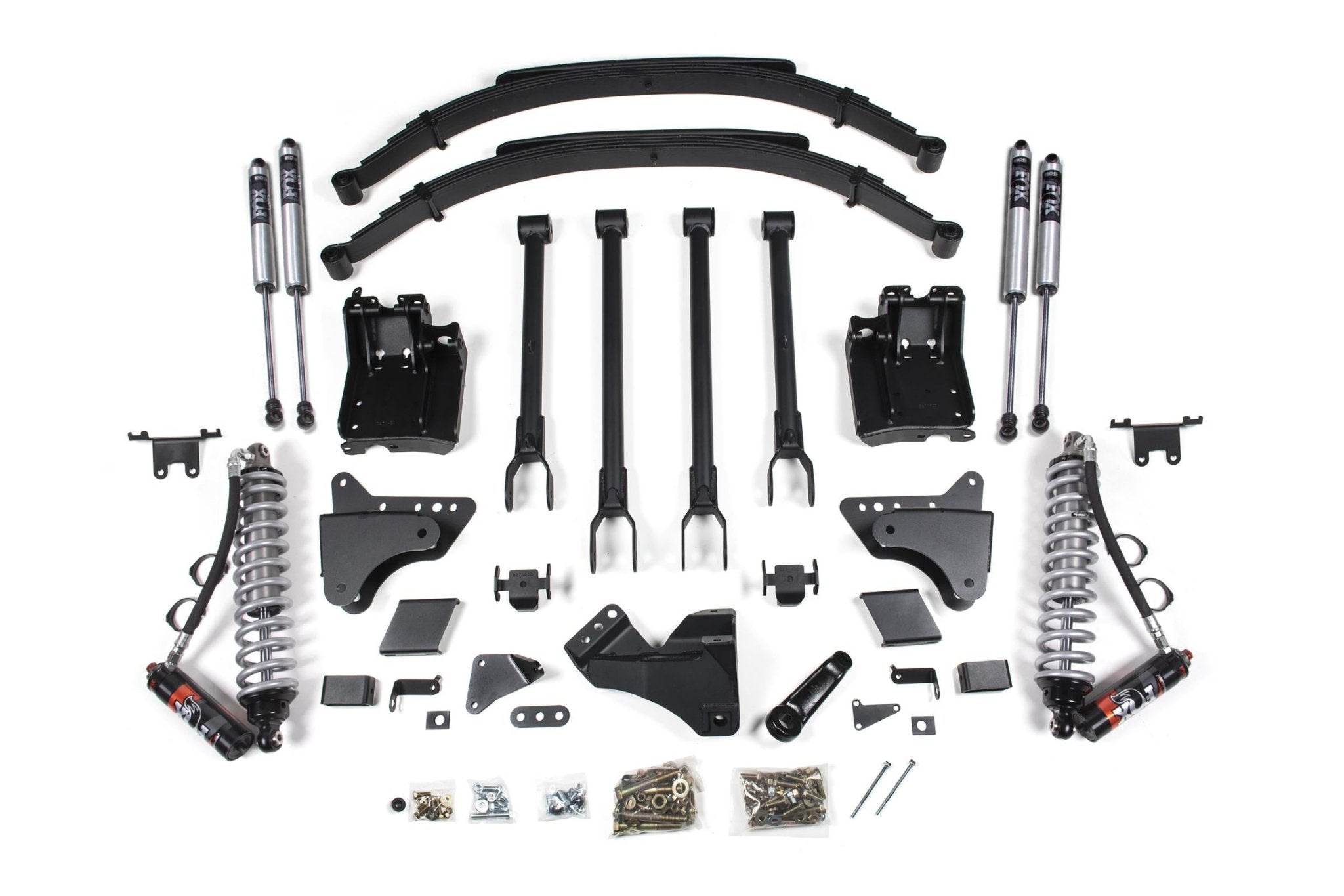 BDS Suspension 4WD 8 Inch Lift Kit 4 - Link & FOX 2.5 Performance Elite Coil - Over Conversion (2011 - 2016 Powerstroke) - Southern Diesel Supply