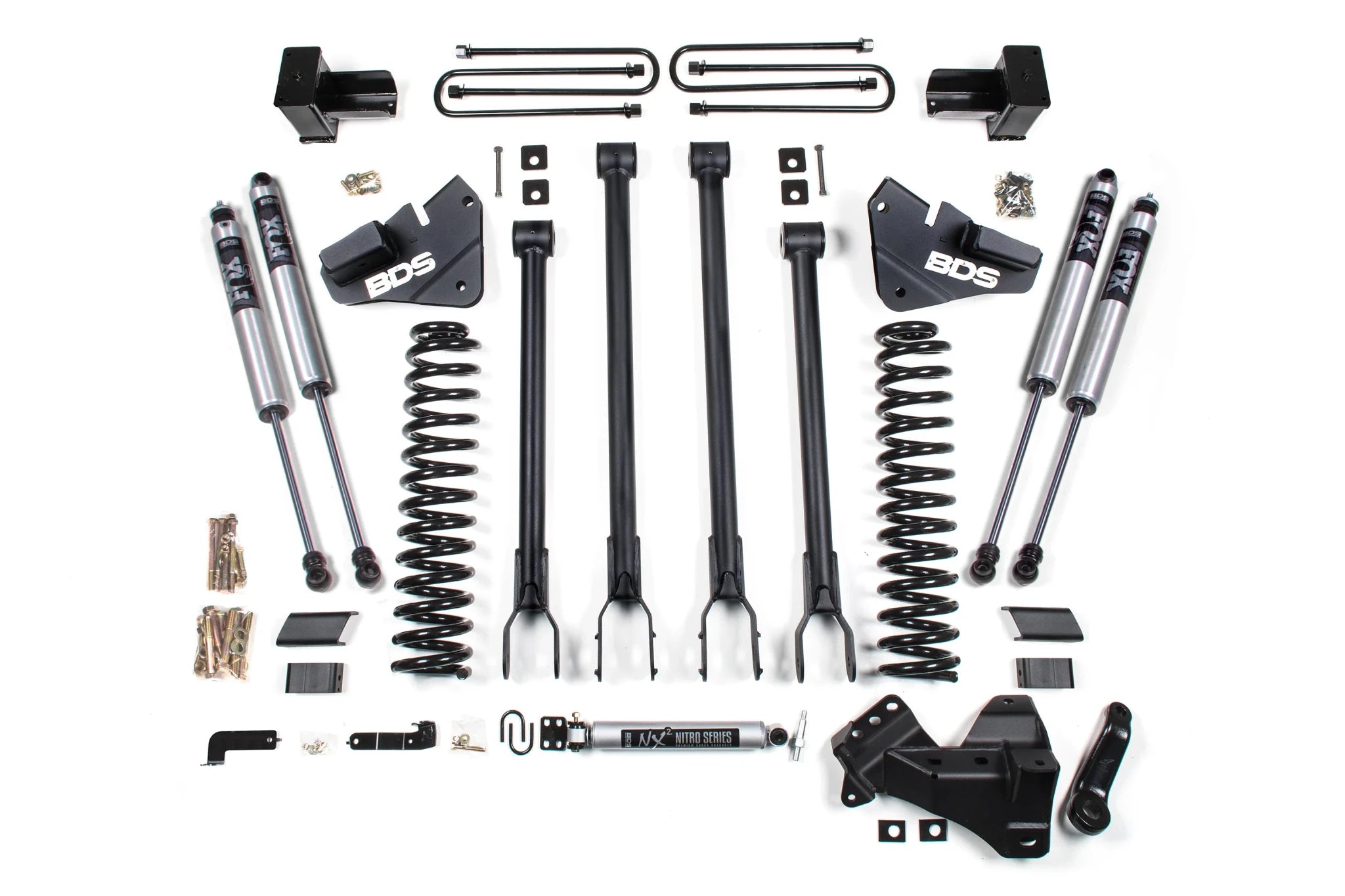 BDS Suspension 5 Inch Lift Kit w/ 4 - Link (2020 - 2022 Powerstroke 4WD) - Southern Diesel Supply