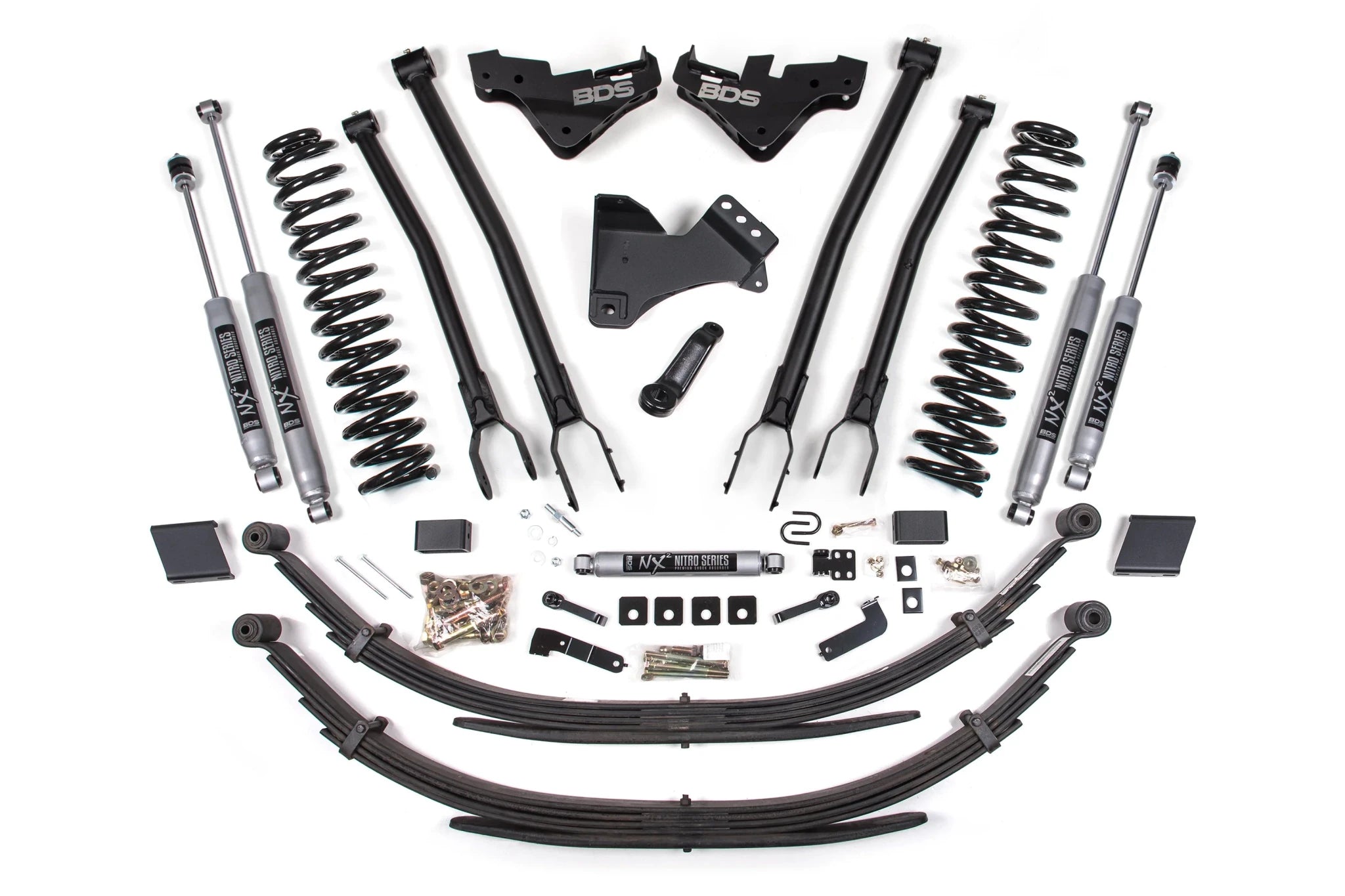 BDS Suspension 5 Inch Lift Kit w/ 4-Link (2023-2026 6.7L PowerStroke 4WD) - Southern Diesel Supply