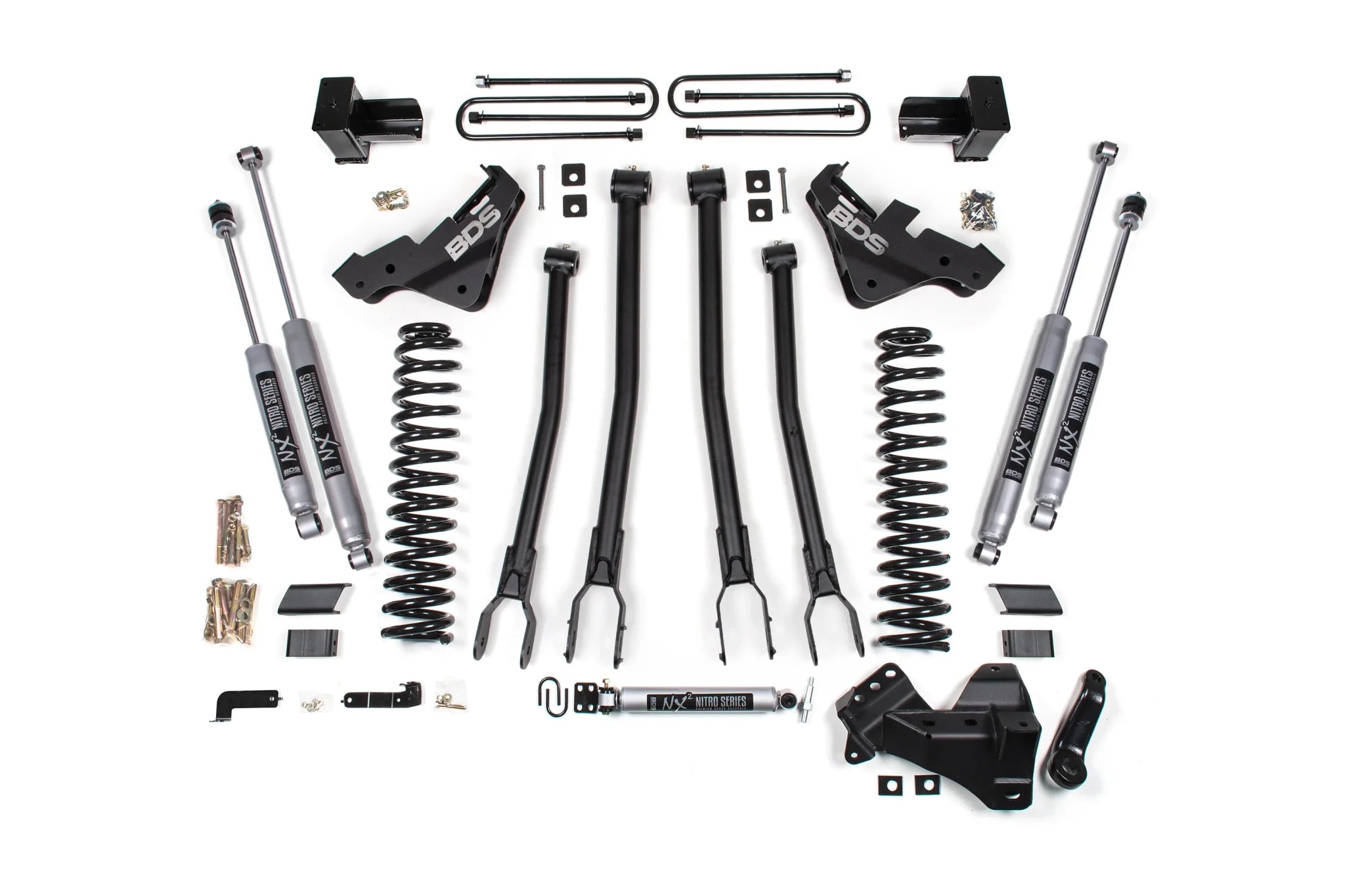 BDS Suspension 5 Inch Lift Kit w/ 4-Link (2023-2026 6.7L PowerStroke 4WD) - Southern Diesel Supply