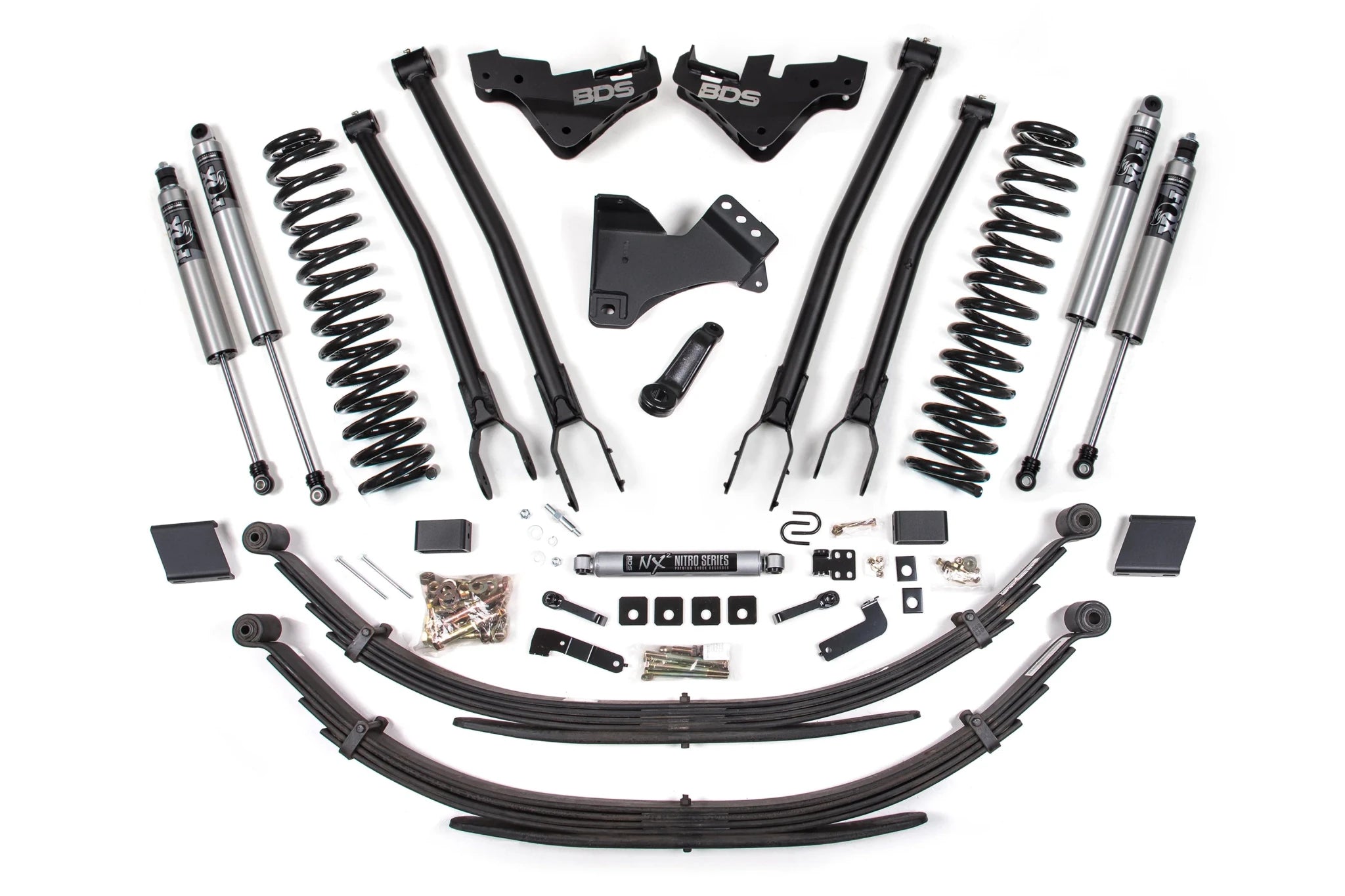 BDS Suspension 5 Inch Lift Kit w/ 4-Link (2023-2026 6.7L PowerStroke 4WD) - Southern Diesel Supply