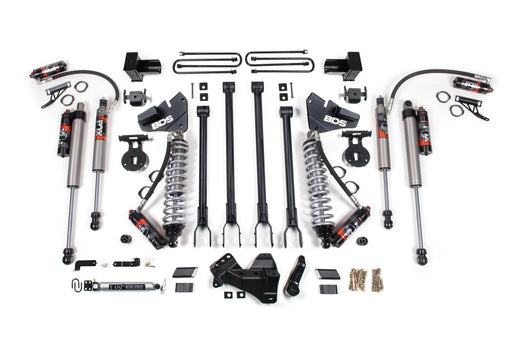 BDS Suspension 5 Inch Lift Kit w/ 4-Link FOX 2.5 Coil-Over Conversion (2020-2022 6.7L Powerstroke 4WD)